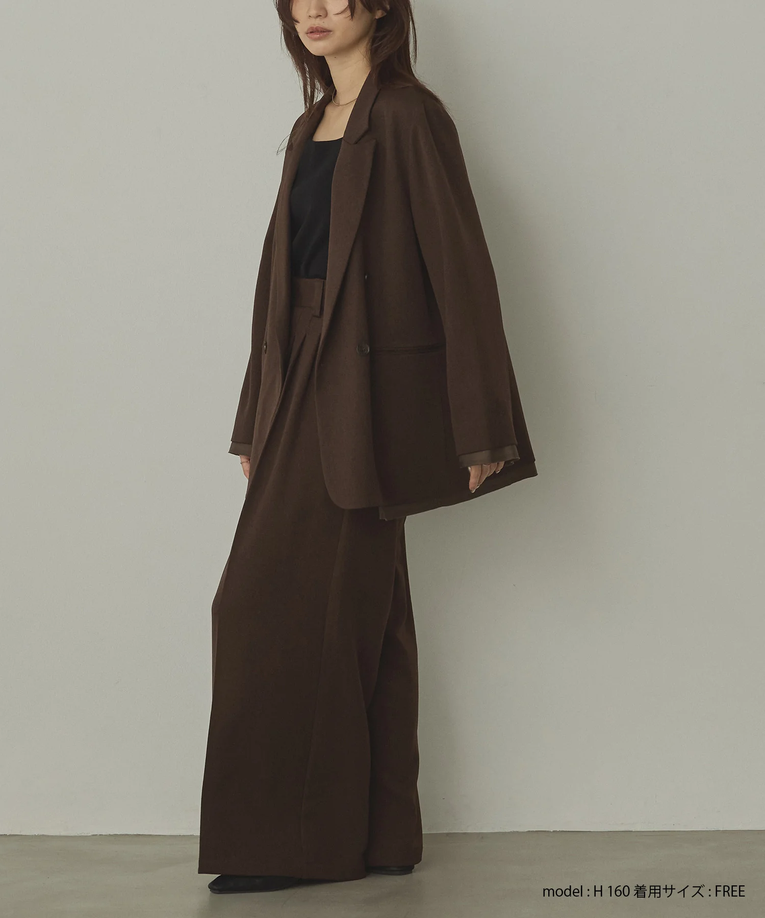 ストライプ ダブルジャケット