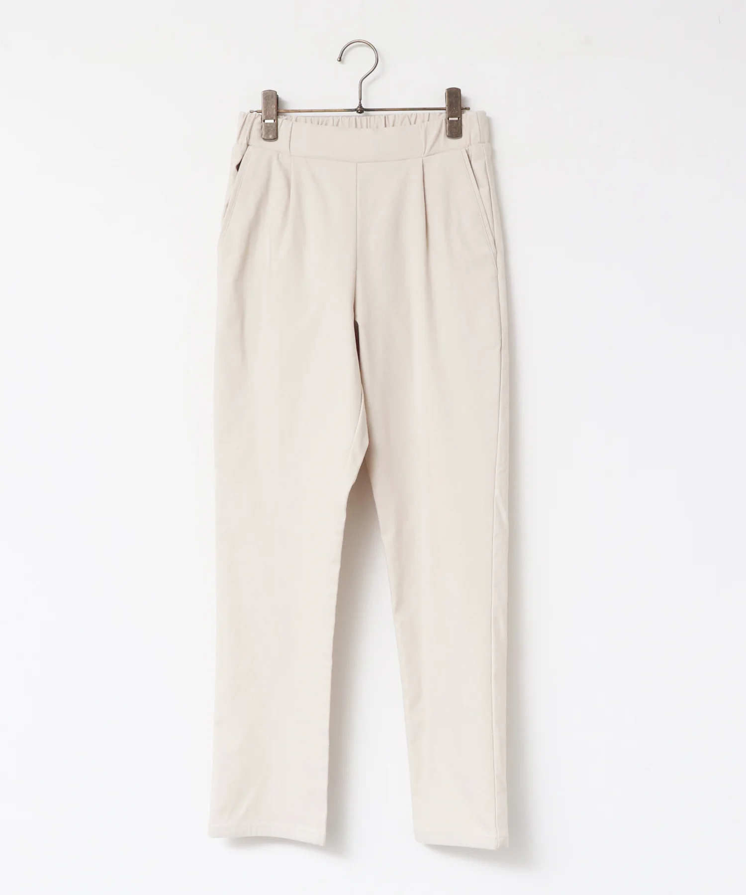 【ストレッチ】裏起毛バリラクテーパードパンツ S Mサイズ