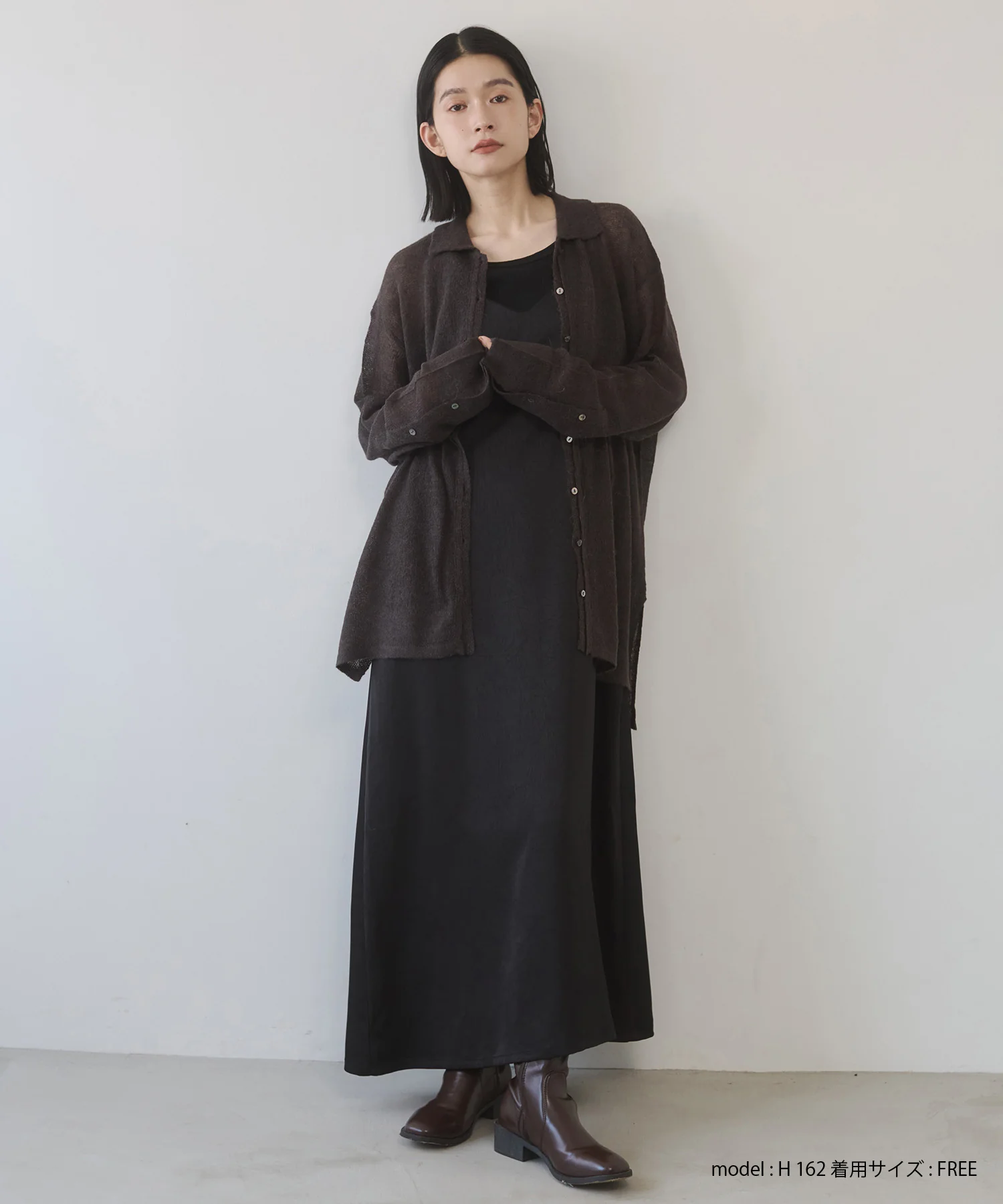 アルパカニット シアーシャツ