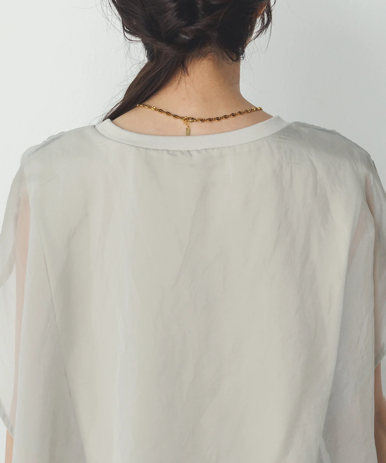 ニュアンス シアーレイヤードトップス