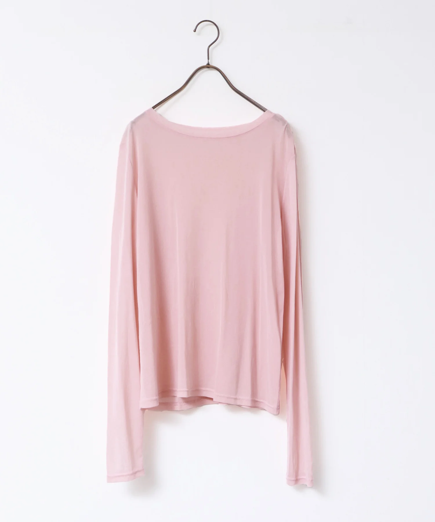 クルーネック シアートップス