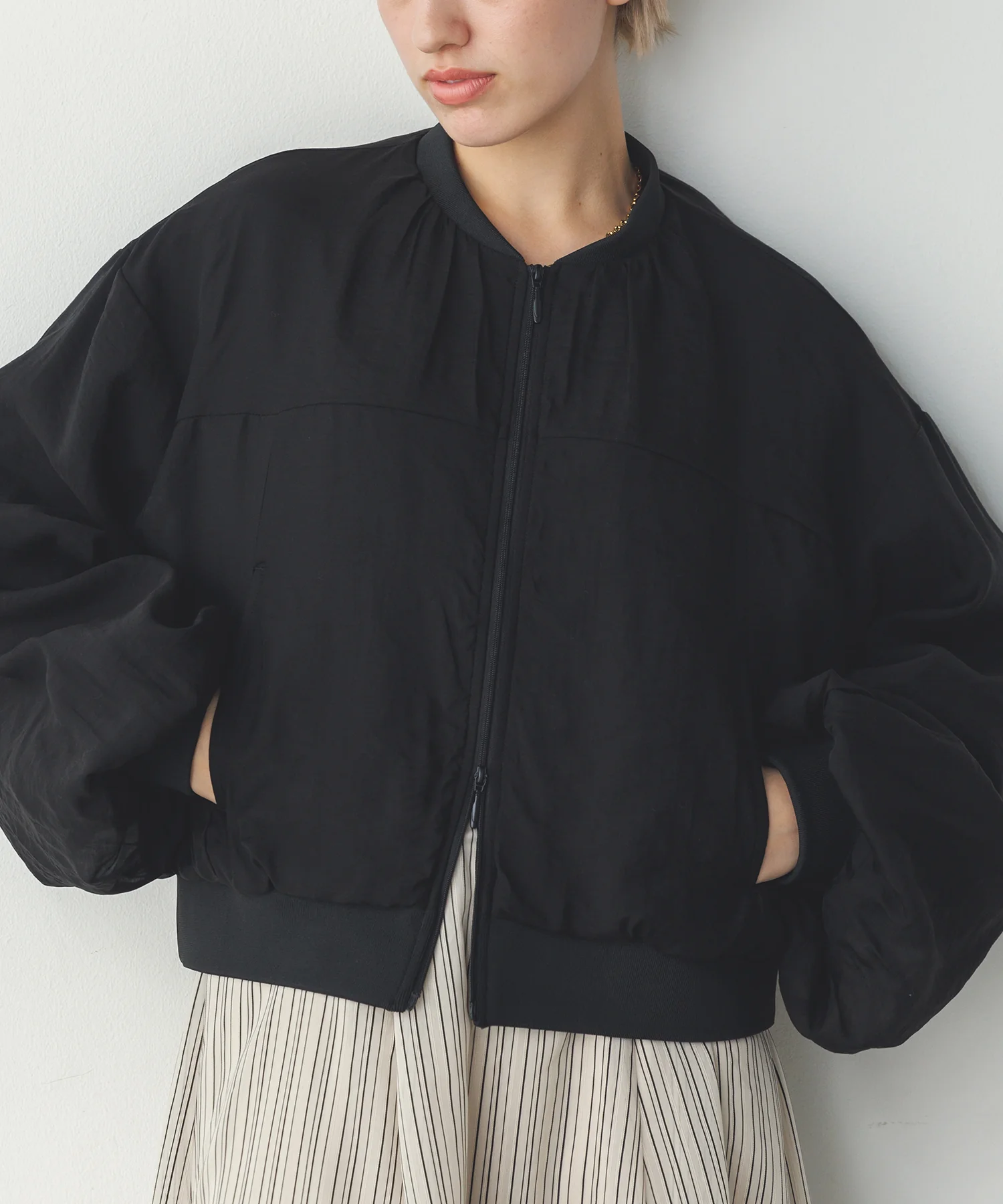 シアーポンチ ブルゾン