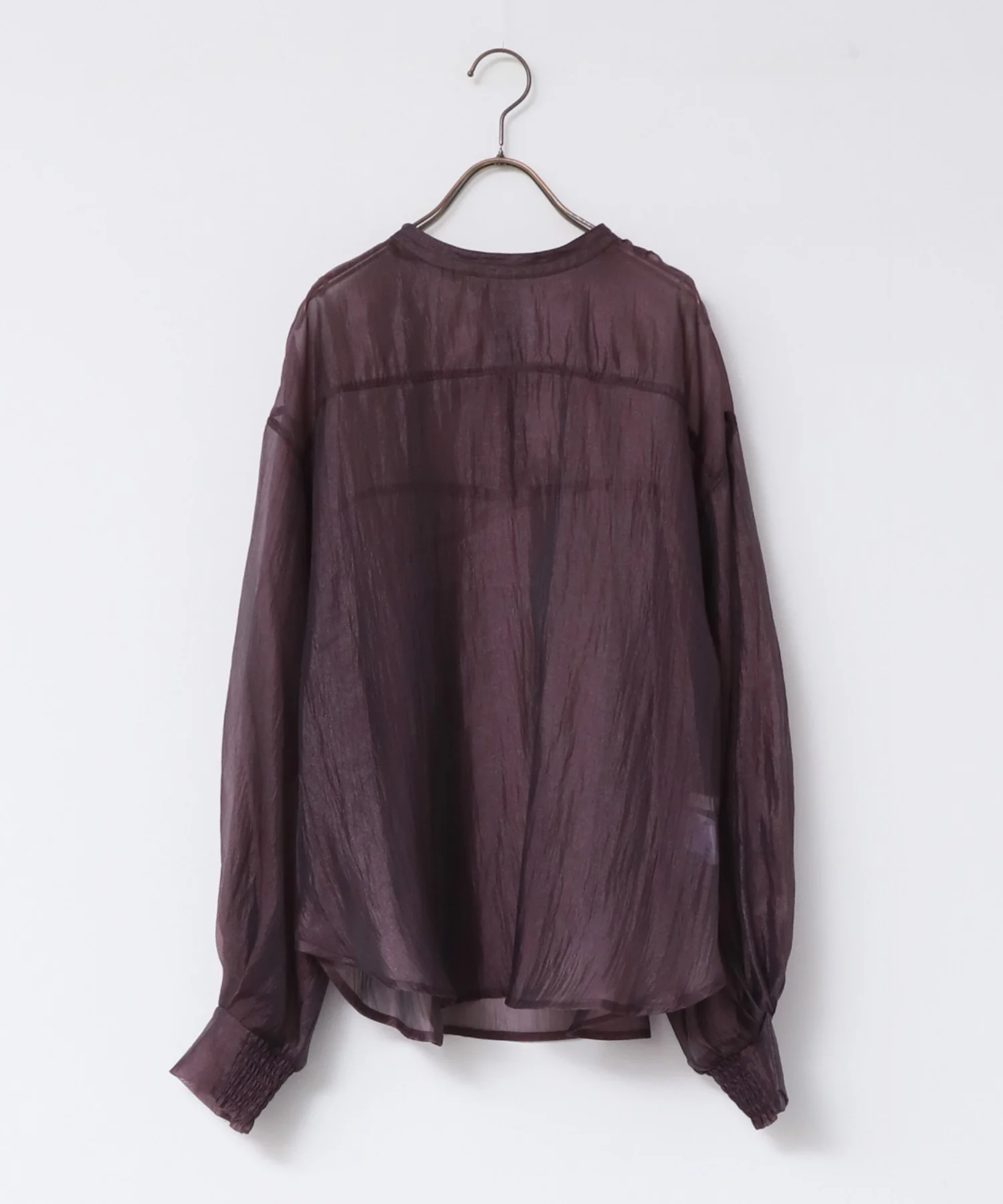 ボリュームスリーブ シアーブラウス
