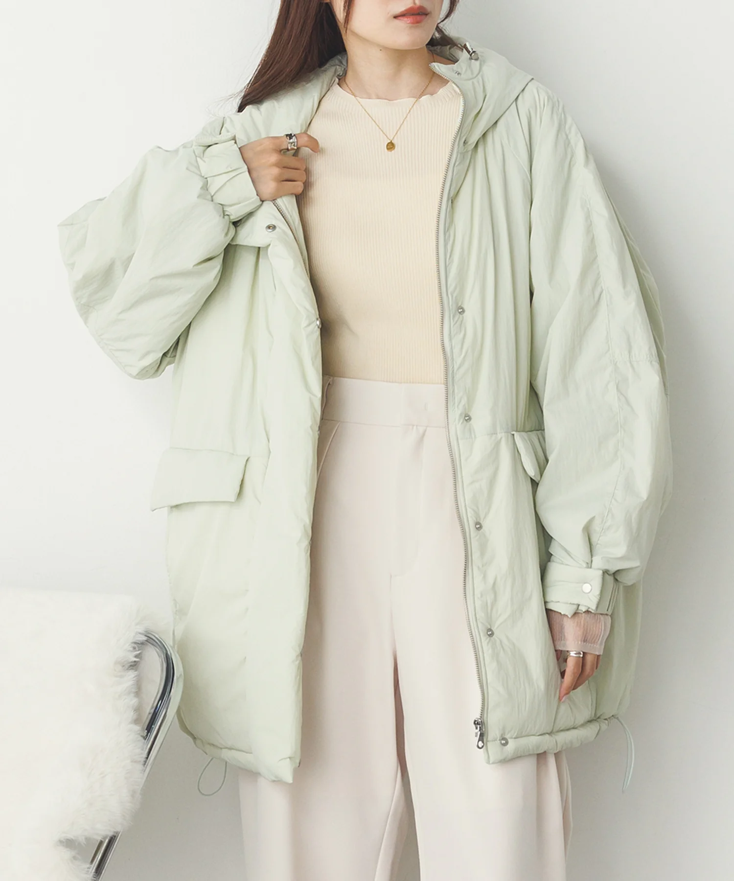 中綿ミディアム フードコート