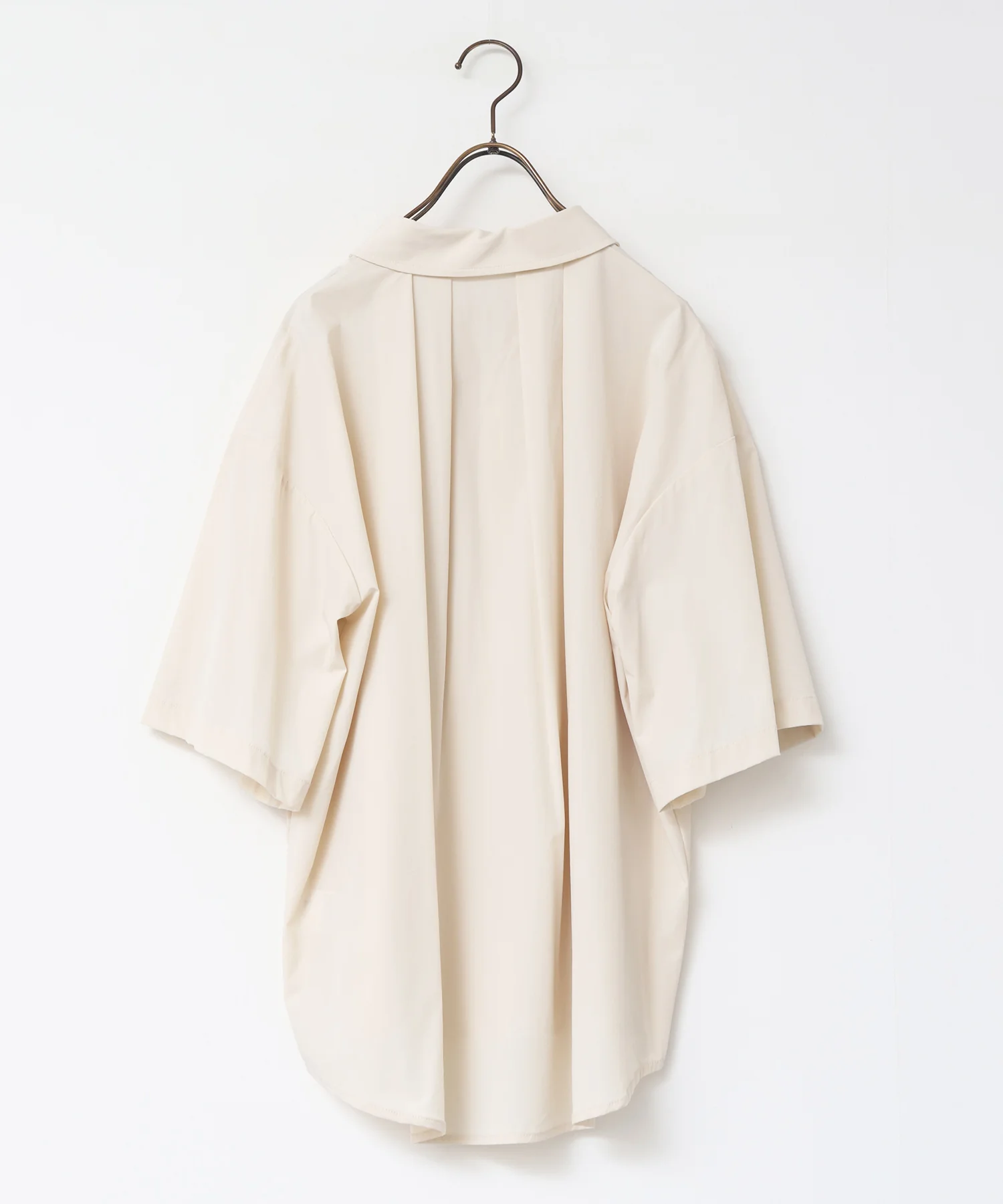 【新色追加】【接触冷感】 バックタックシャツ