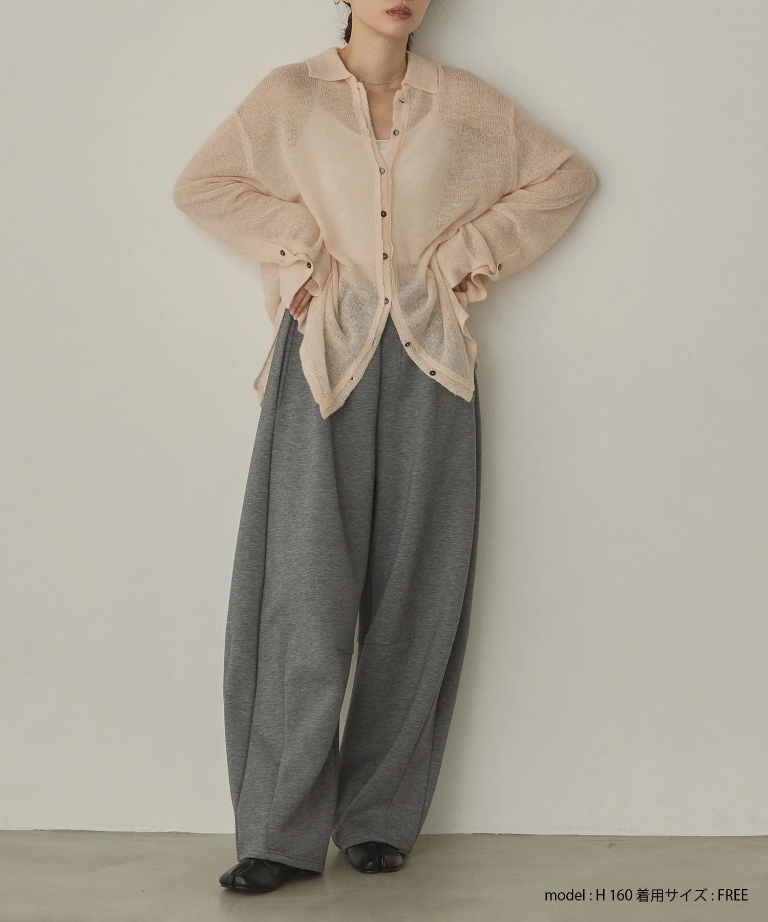 アルパカニット シアーシャツ