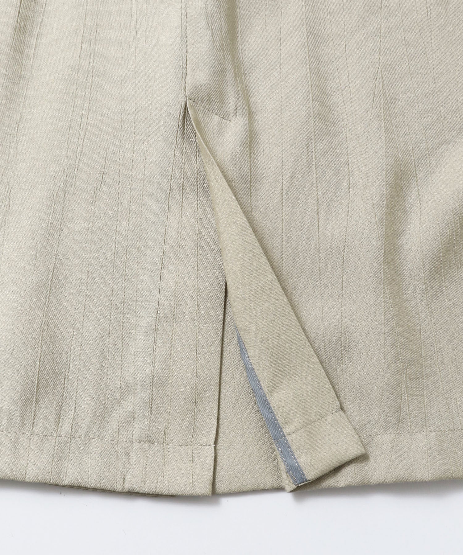 ワッシャーサテン シャツジャケット