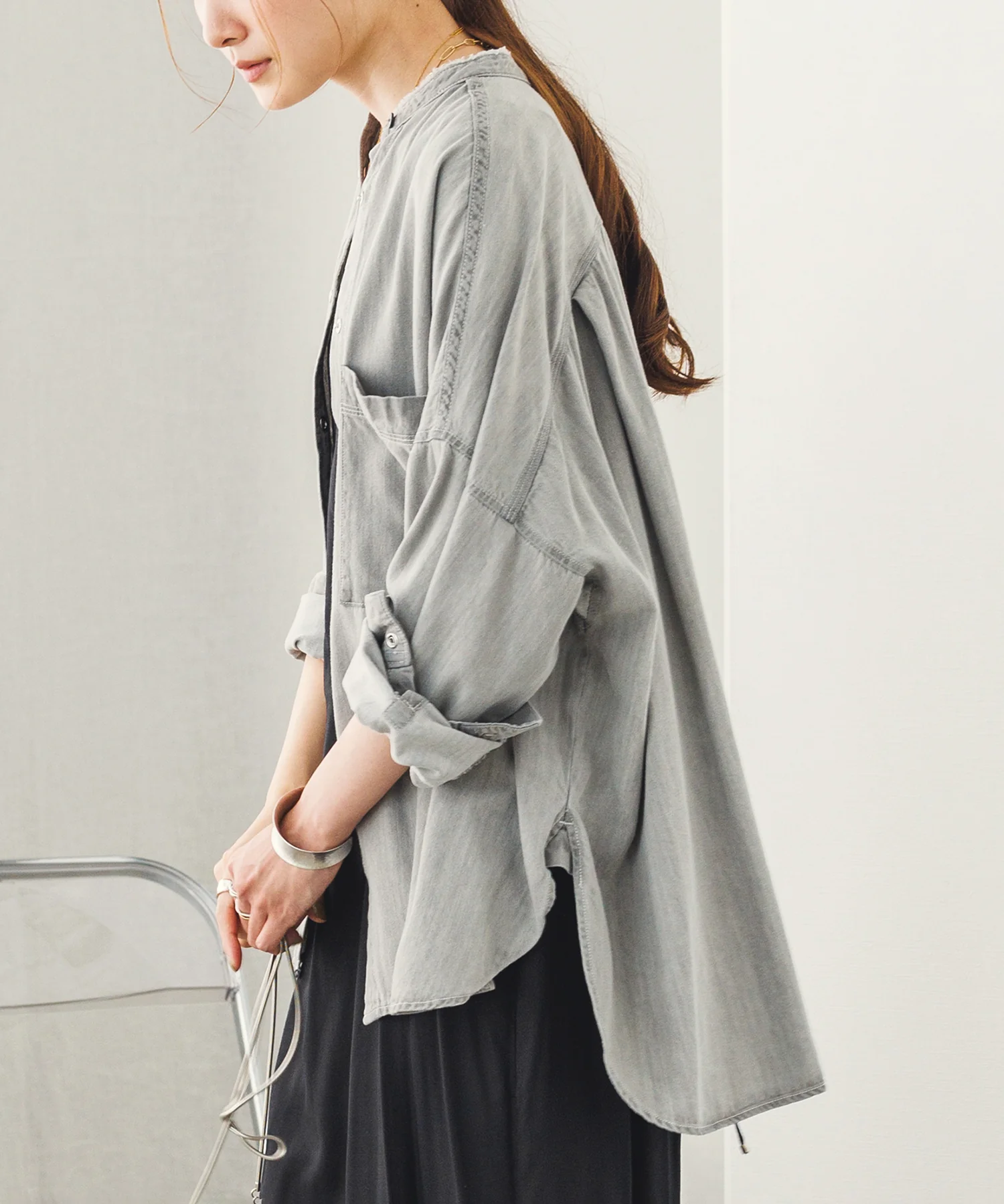 【新色追加】デニムオーバーシャツ