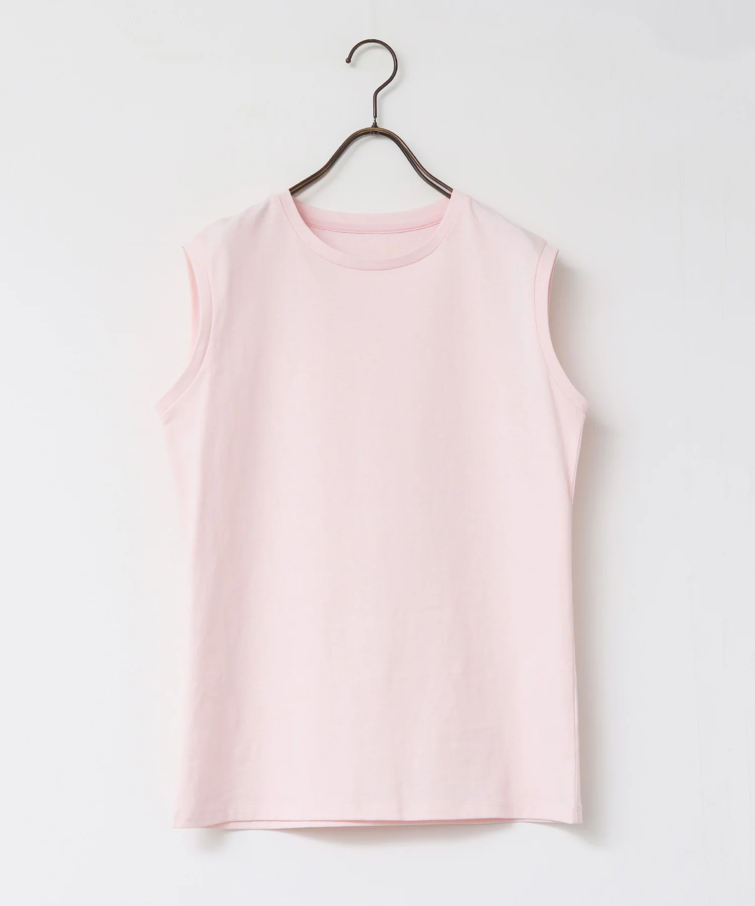 【新色追加】ベーシックノースリーブトップス