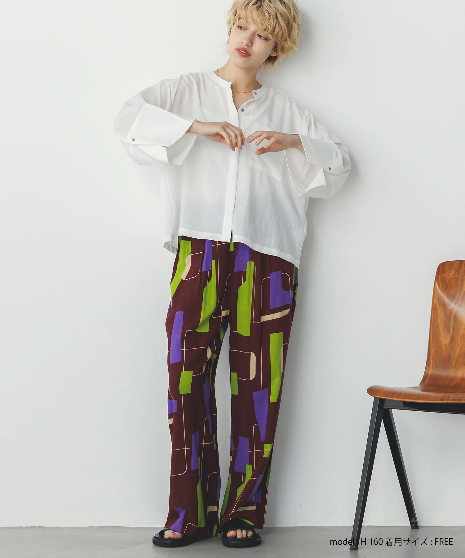 スパンローン カフスポイントシャツ