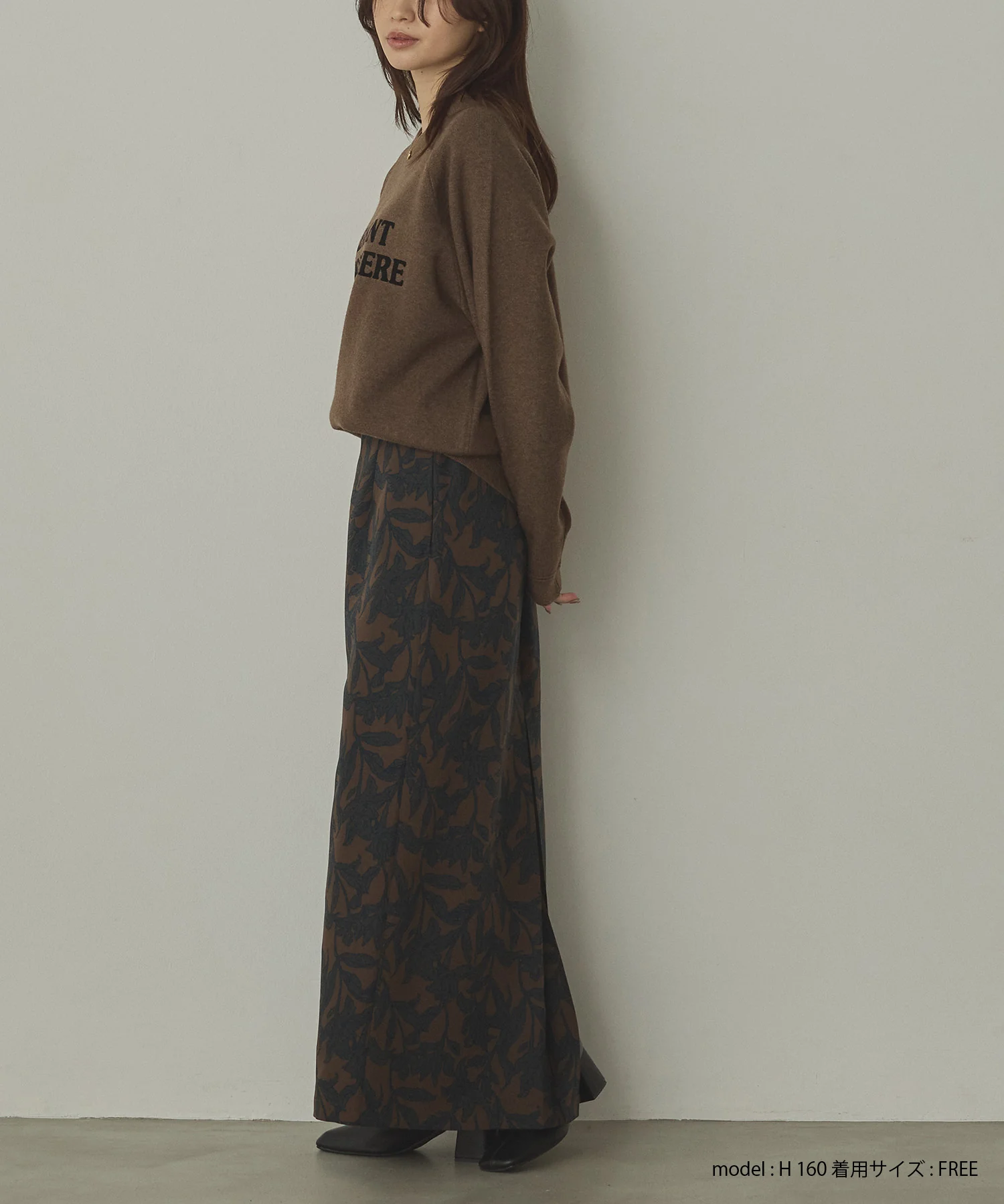 【WEB限定/別注】【新色追加】スウェットライクロゴニット