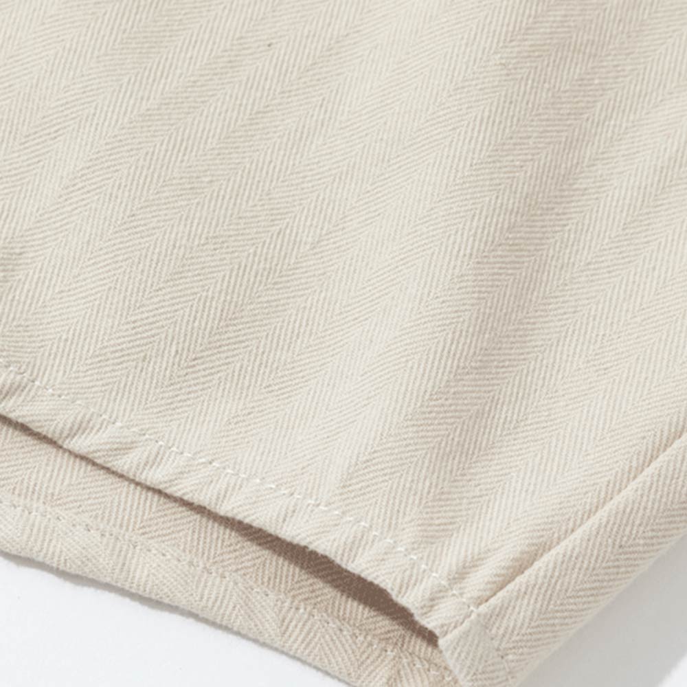 トグルボタン立体ポケット　 コットンワークシャツ