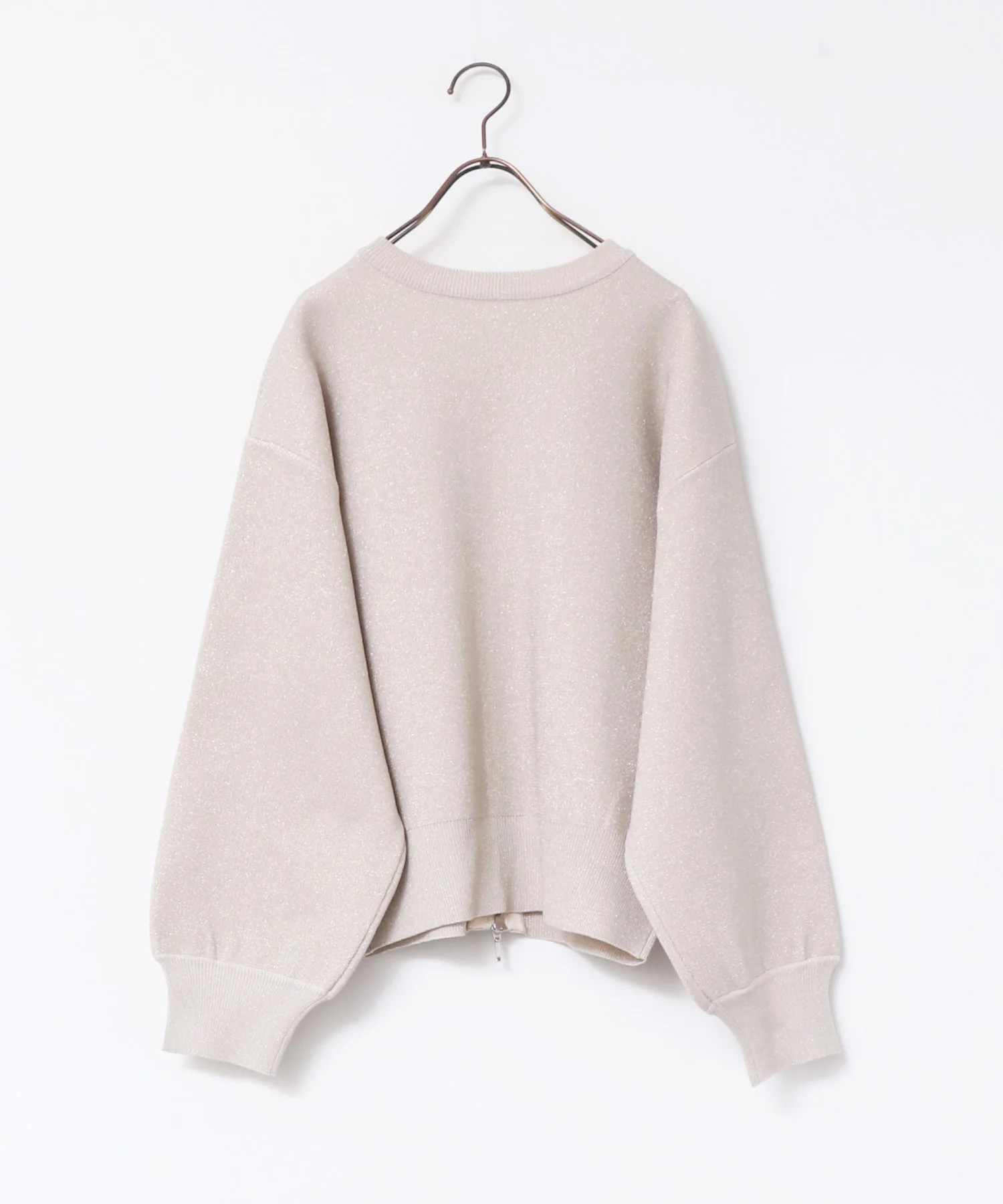 【WEB限定/別注】ジップショートカーディガン