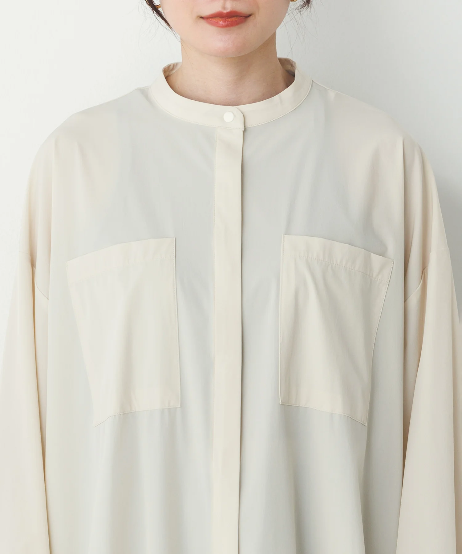 【新色追加】【接触冷感】2WAY カシュクールシャツ