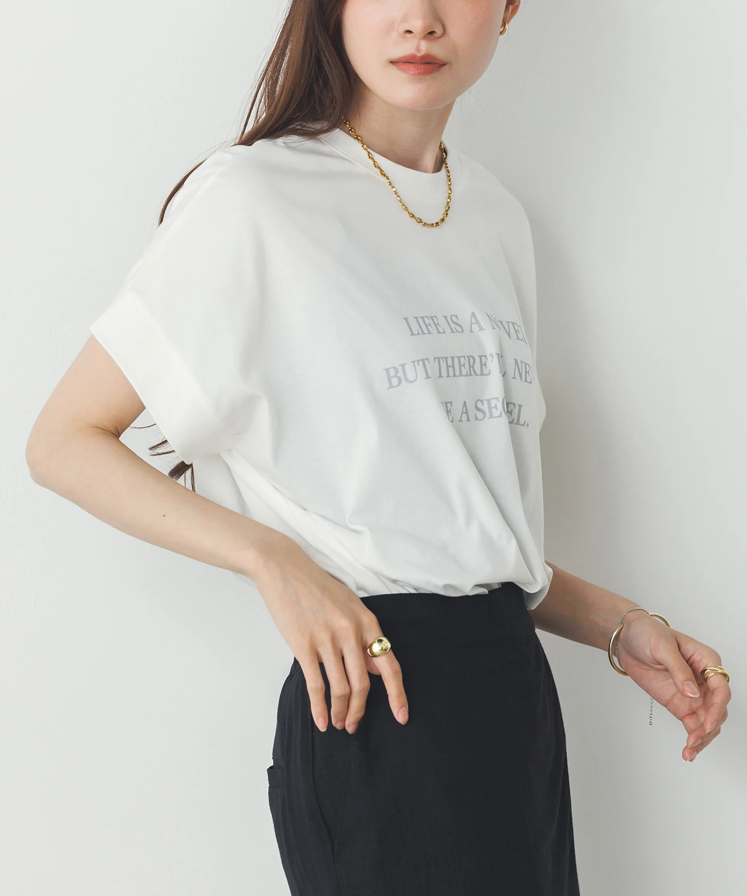 紫外線変化 ロゴTシャツ