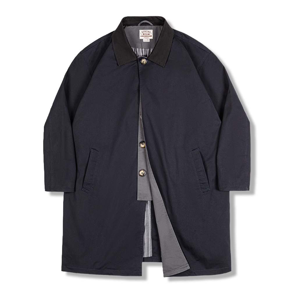 配色バルマカーンコート