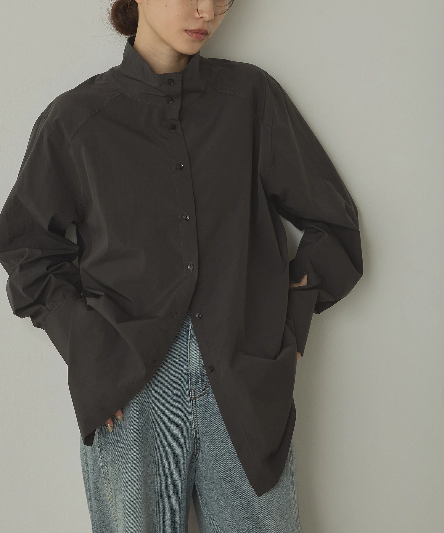 2WAY ハイネックシャツ