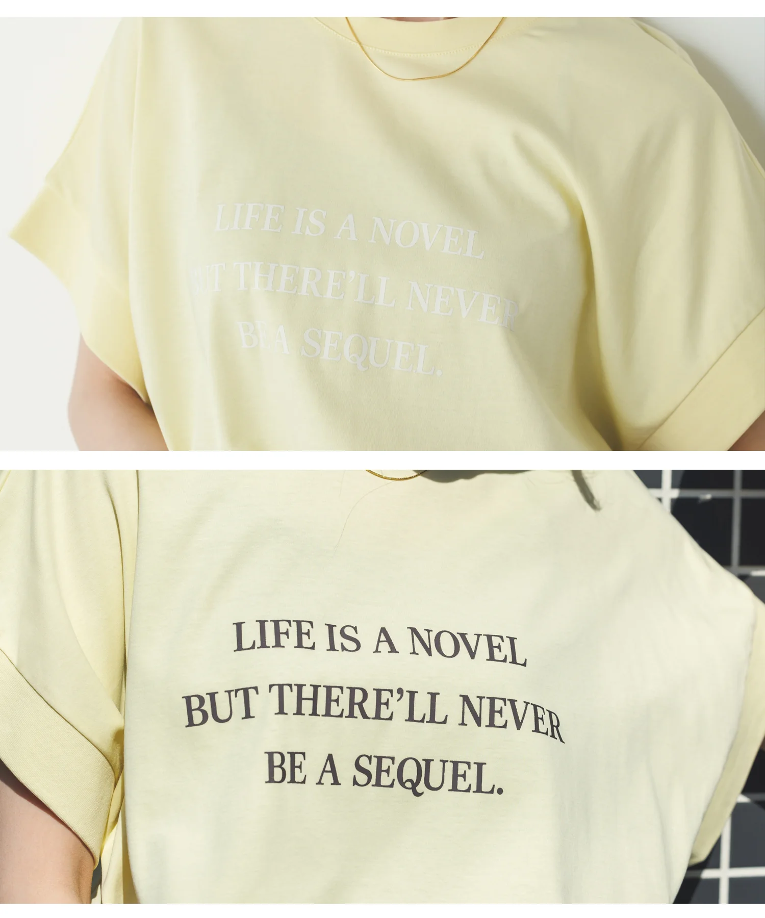 紫外線変化 ロゴTシャツ