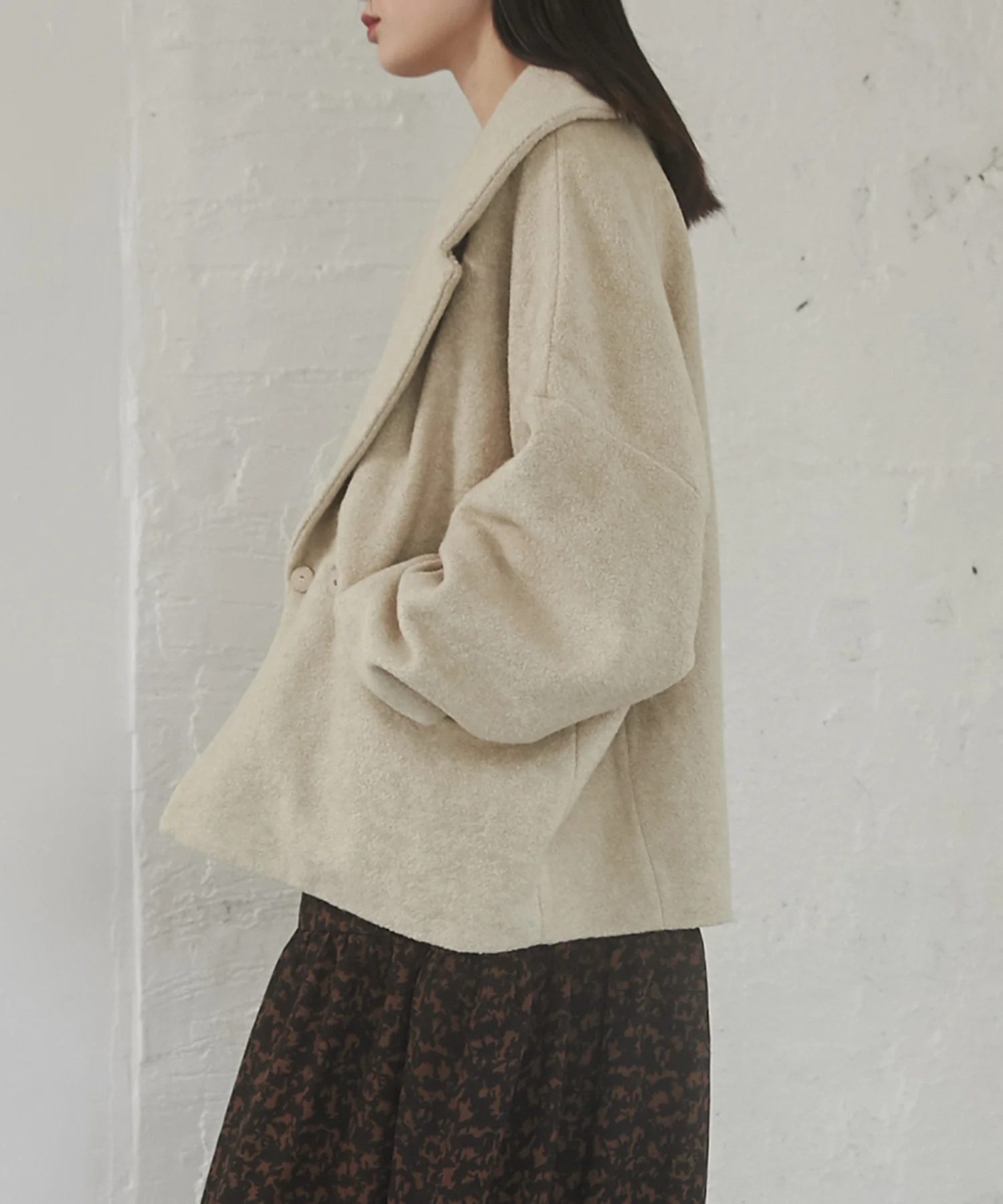 ミニブークレ オーバージャケット