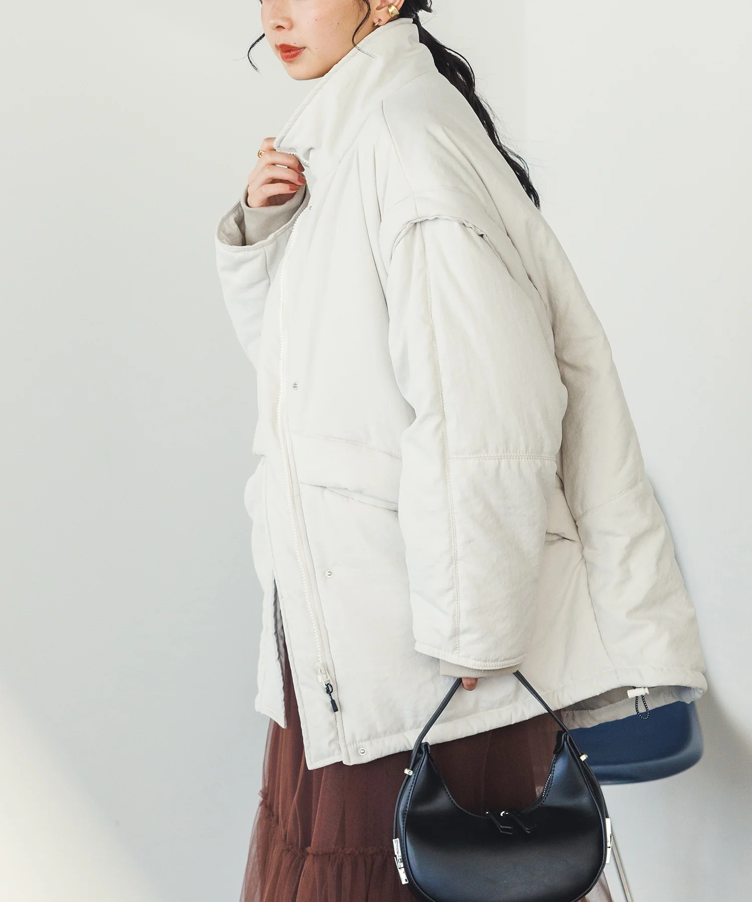 袖取り外しモッズコート