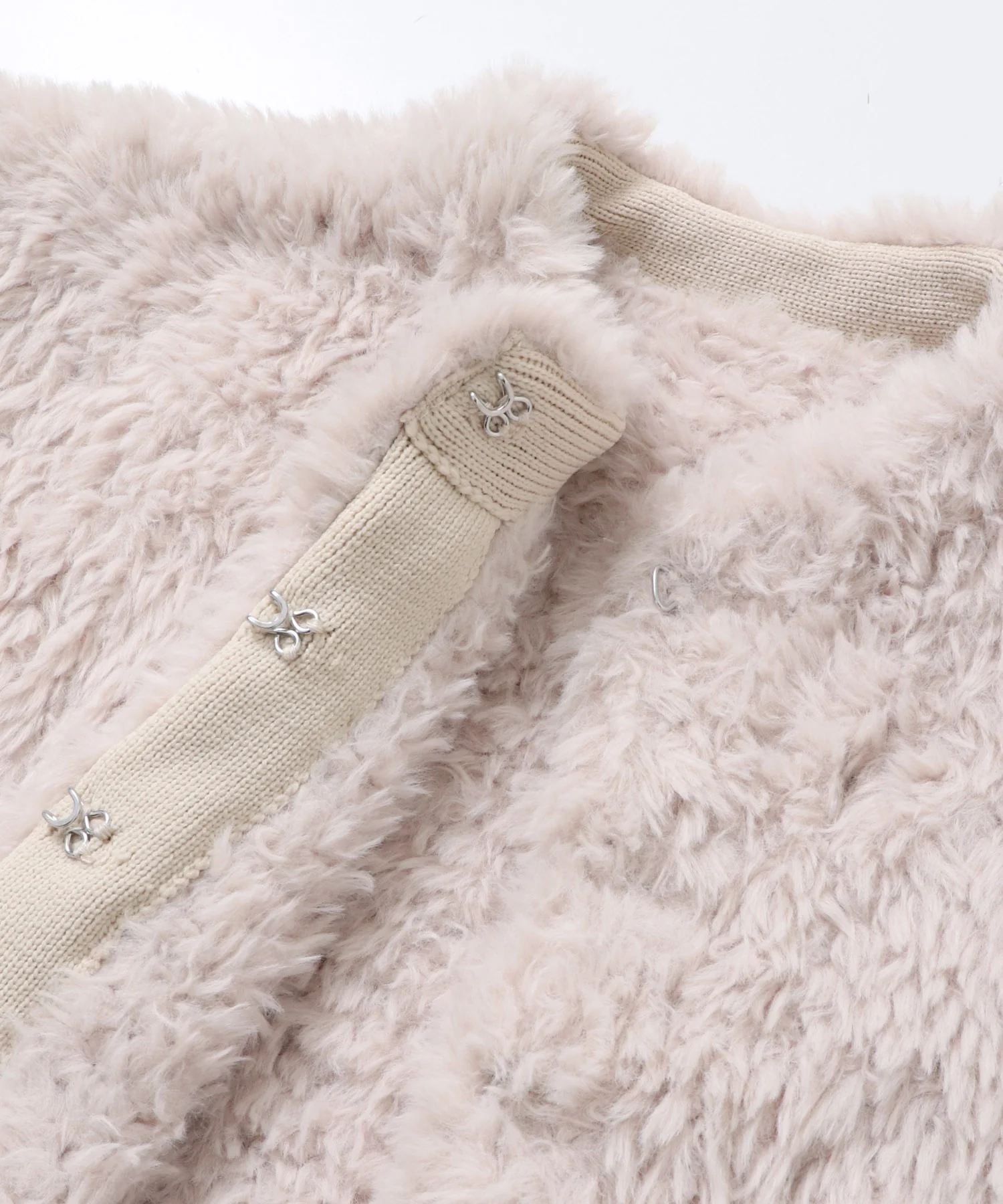 ファー ニットコート