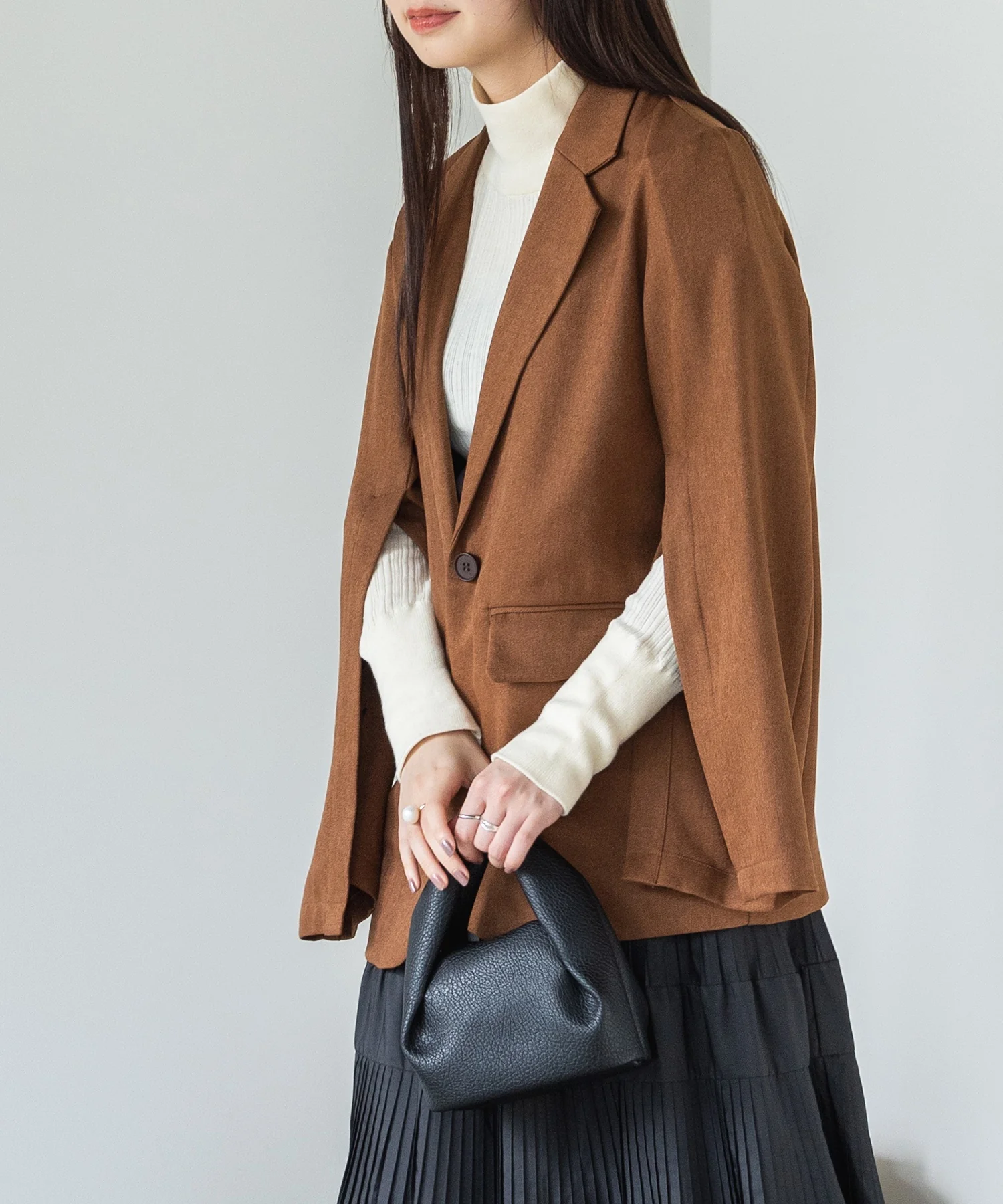 袖スリットテーラードジャケット