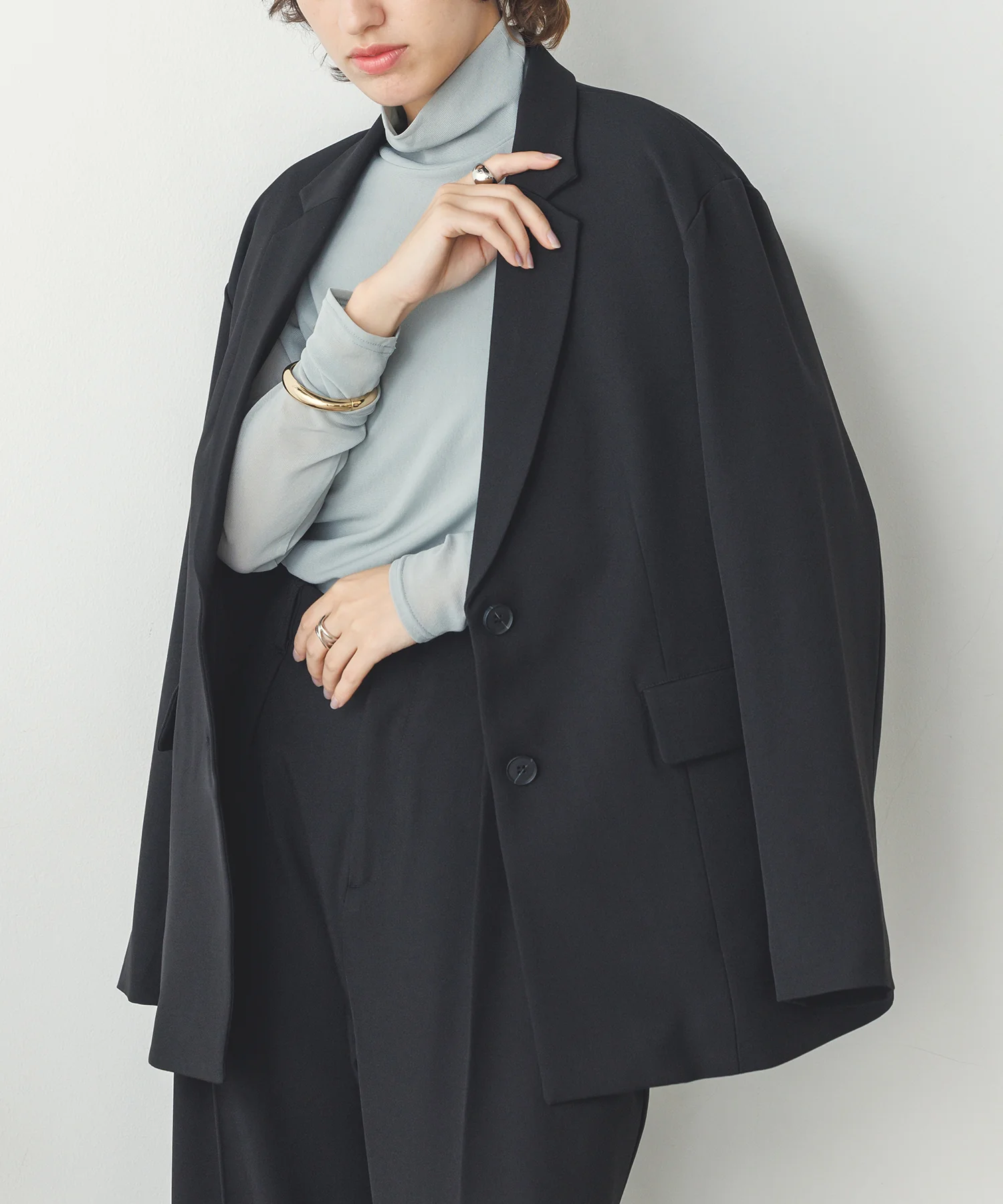 ストレッチポリツイル オーバージャケット