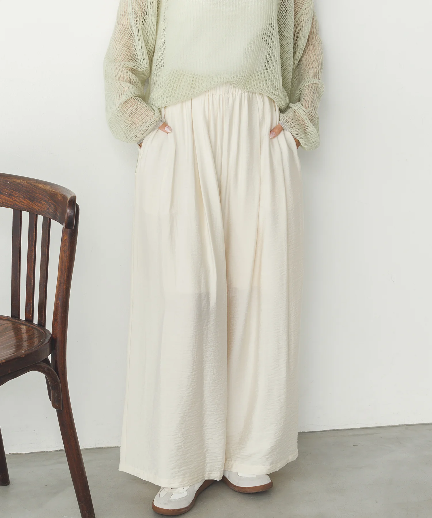 ヴィンテージクロス ワイドパンツ