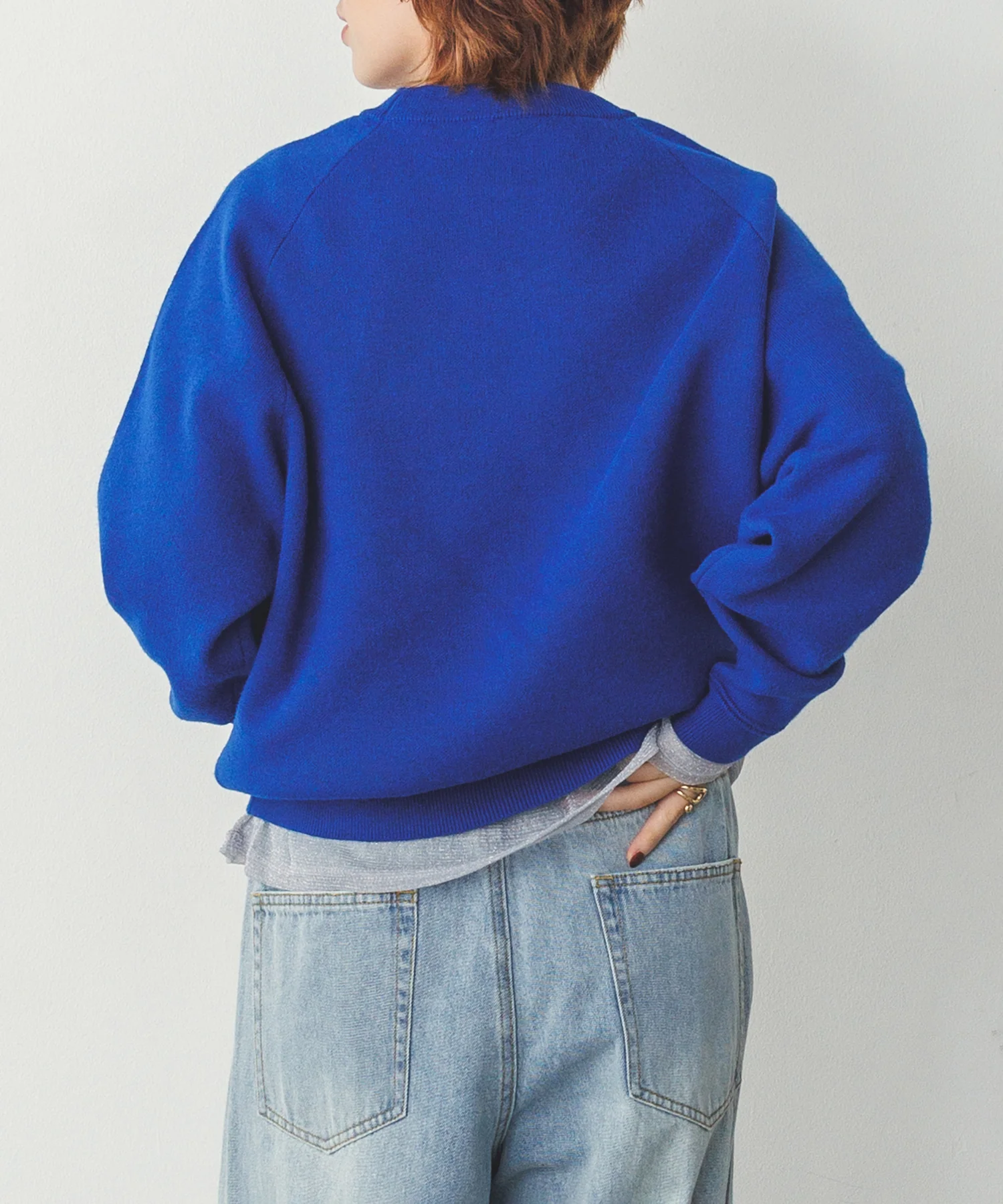 【WEB限定/別注】【新色追加】スウェットライクロゴニット