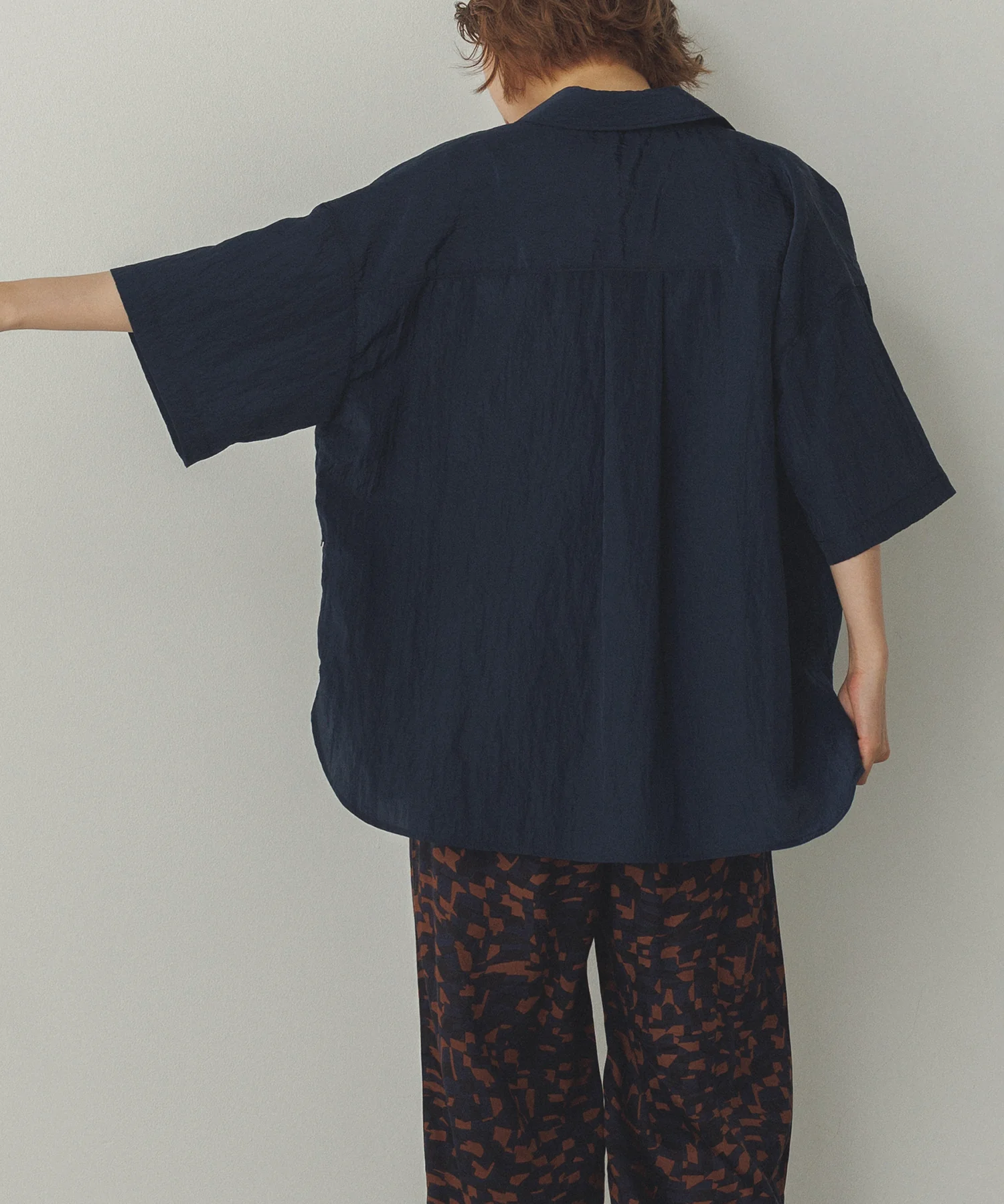 ワッシャー加工 2WAYシャツ