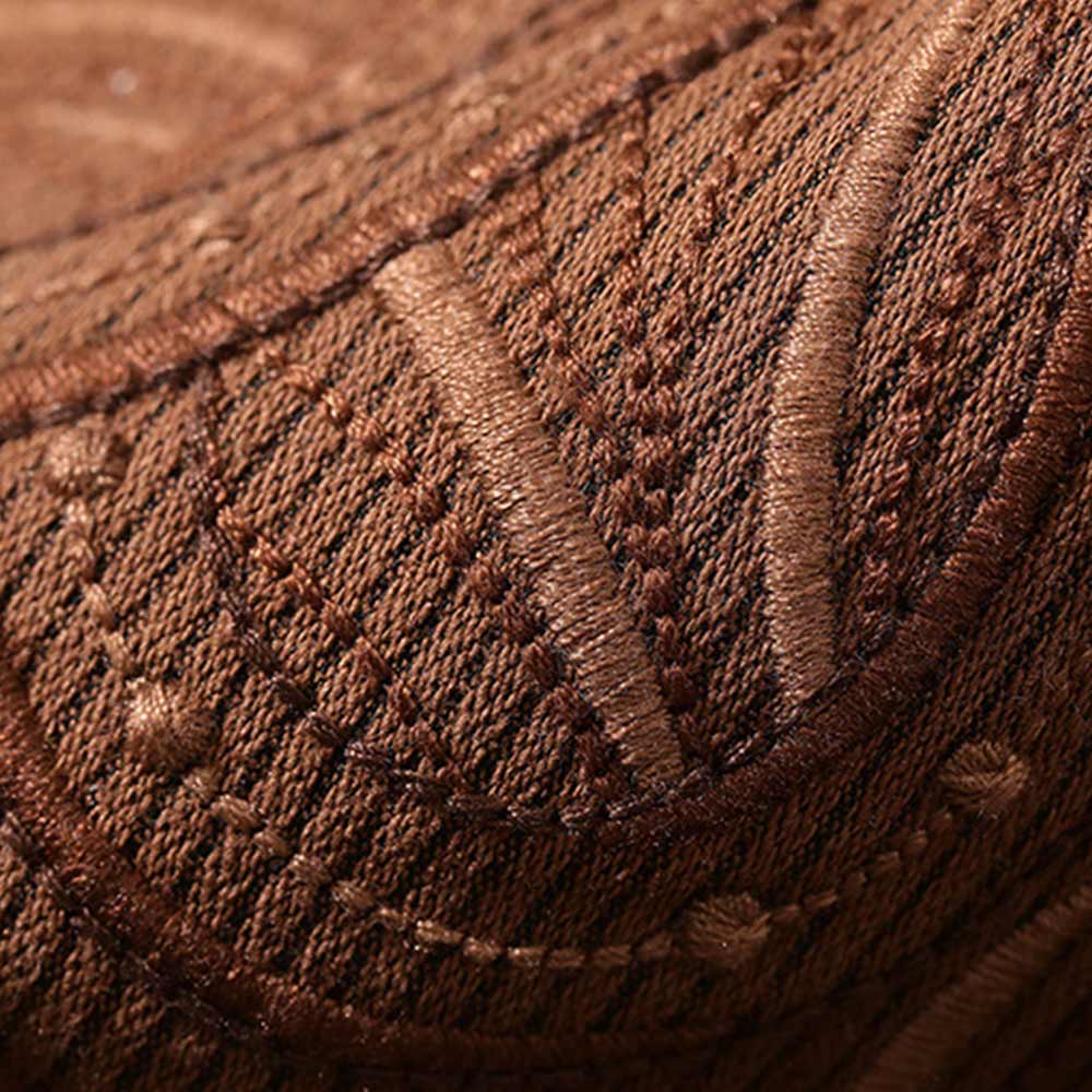 アメカジ　ウエスタンレトロ風刺繍ストライプシャツ