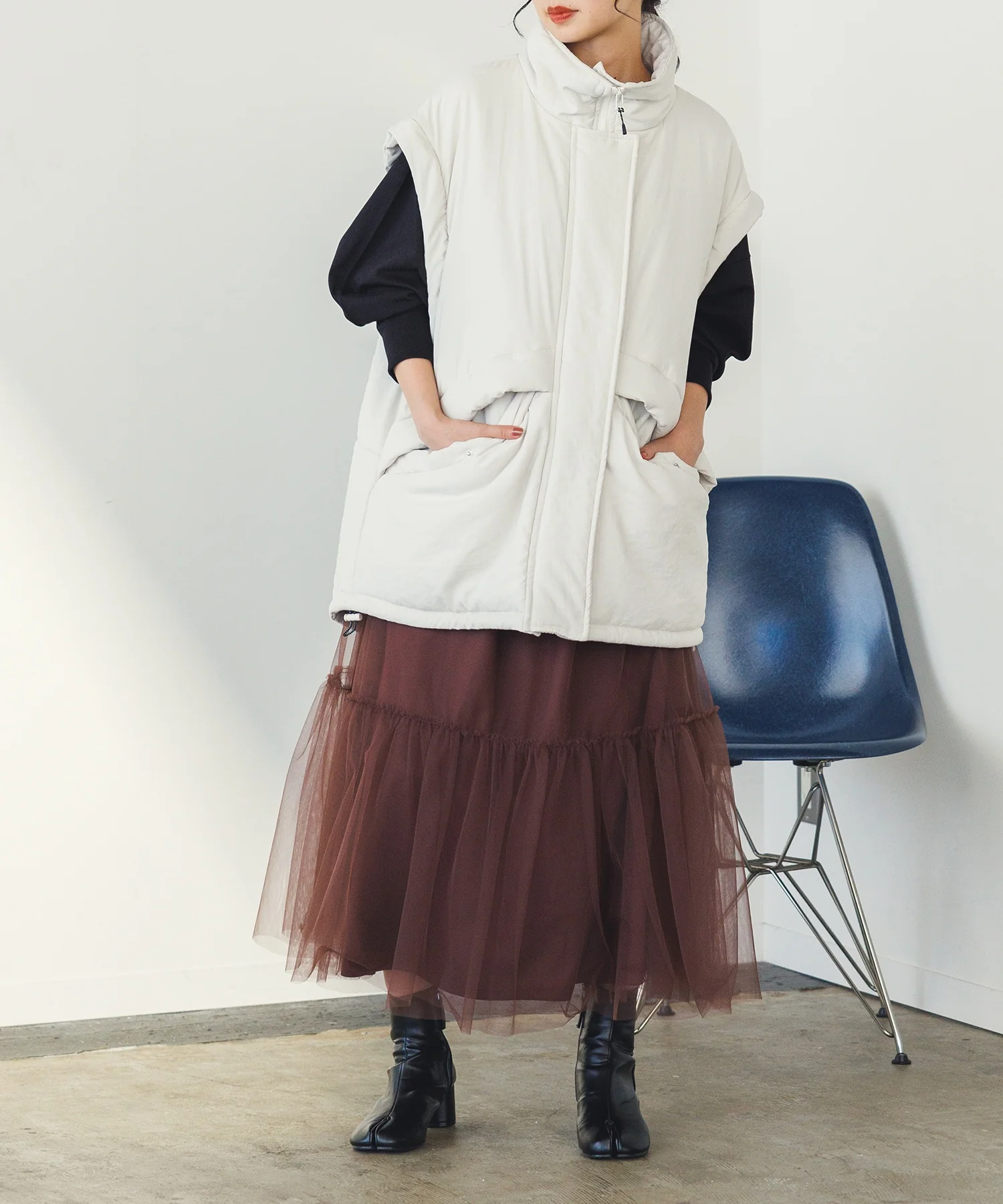 袖取り外しモッズコート