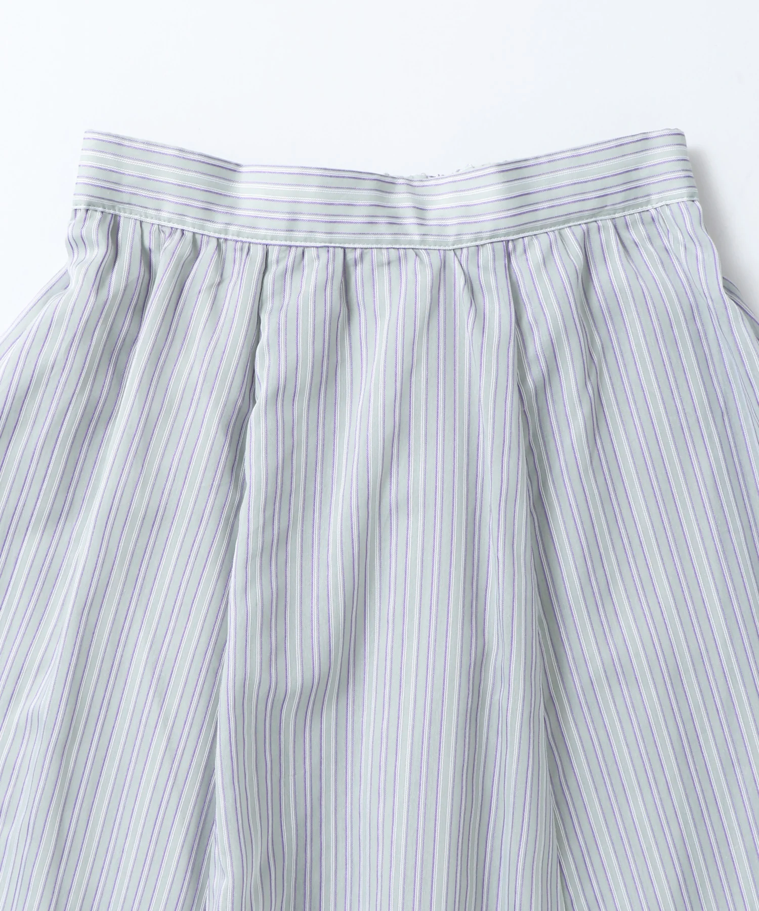 ドビーストライプ シアーフレアスカート