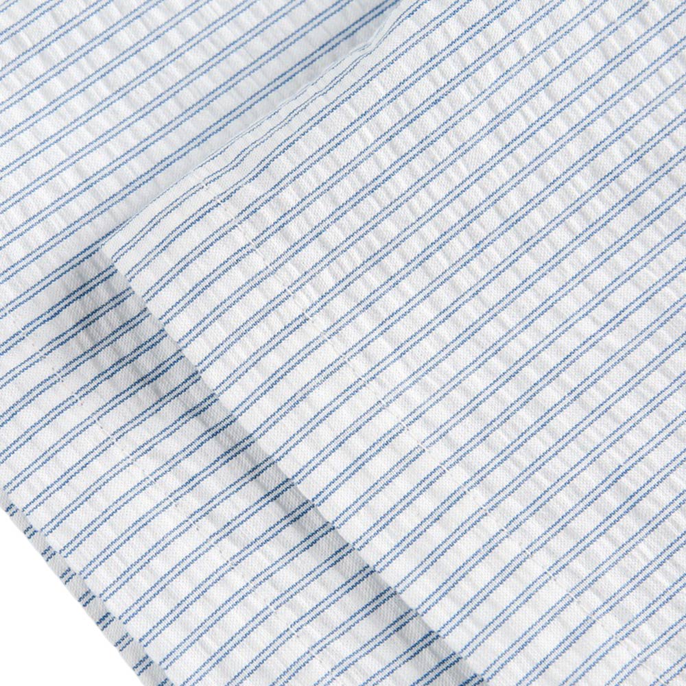 アメカジ　ストライプベースボールシャツ半袖