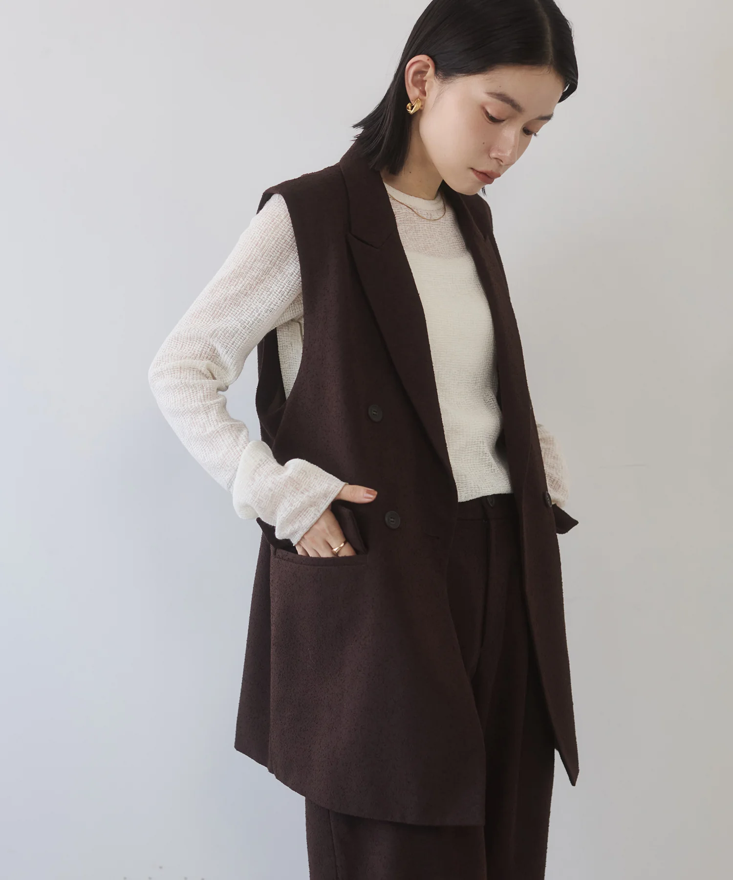 【新色追加】配色メロウ シアートップス