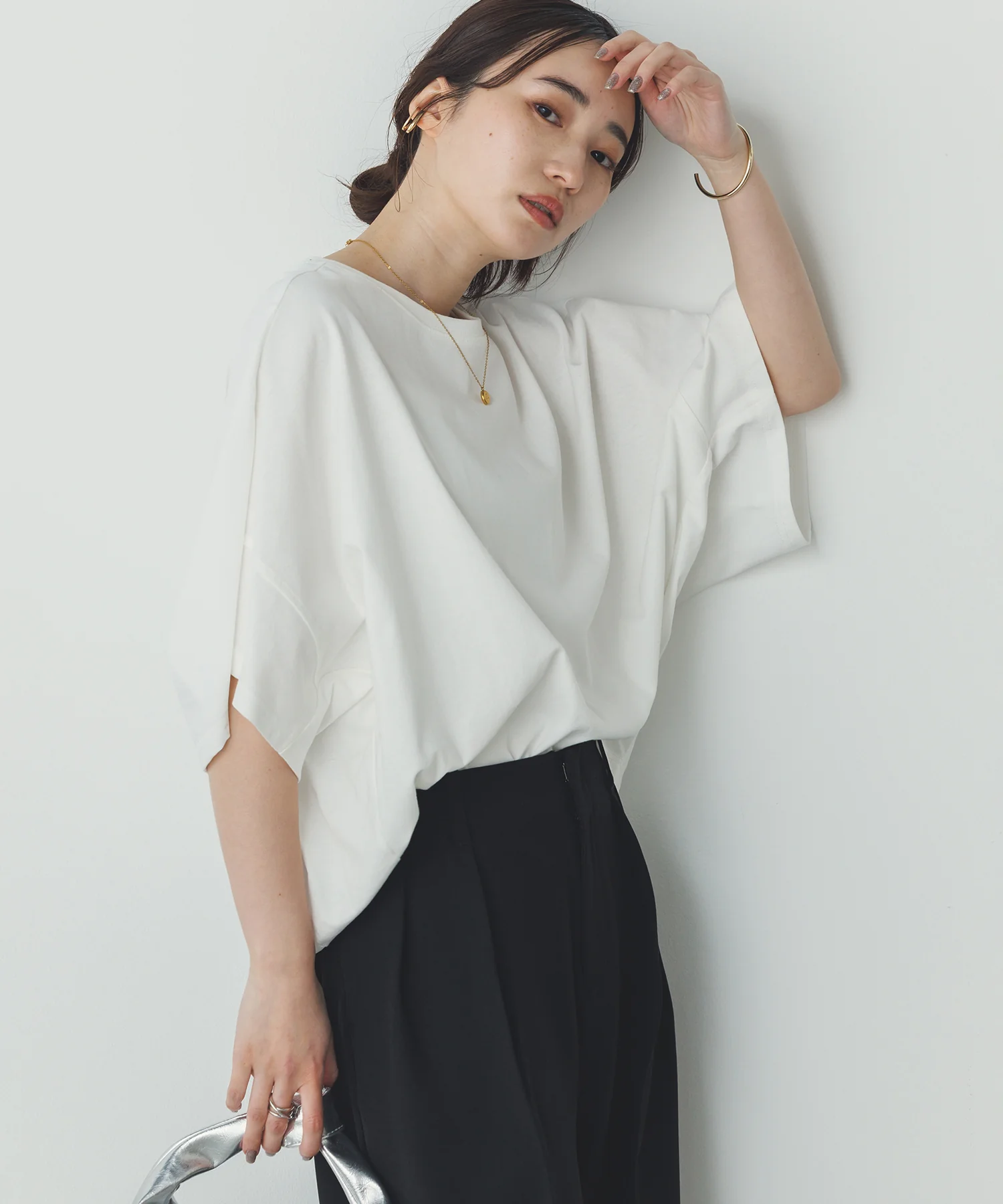 前後2WAY ドルマンTシャツ