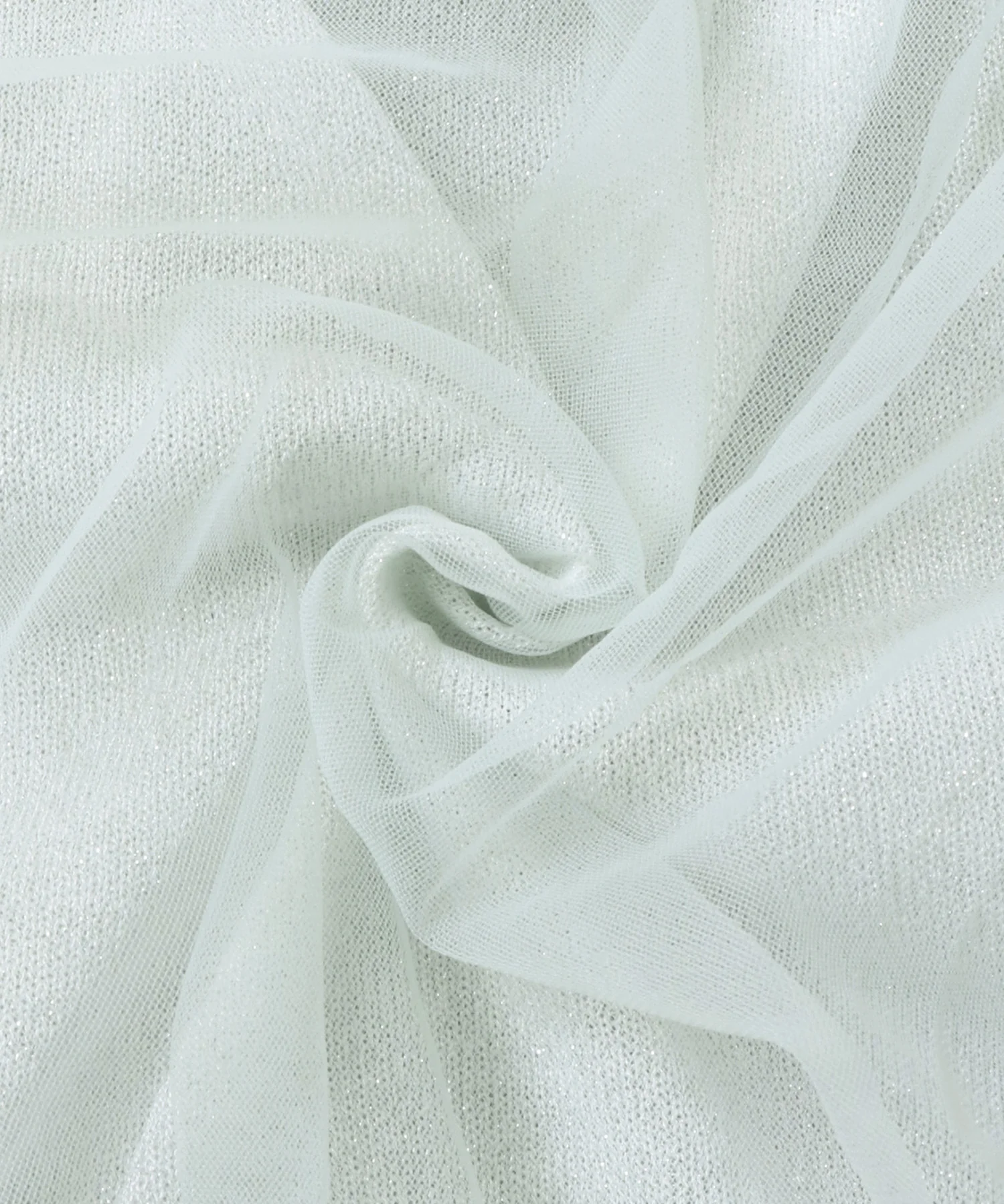 ラメニット チュールレイヤードトップス