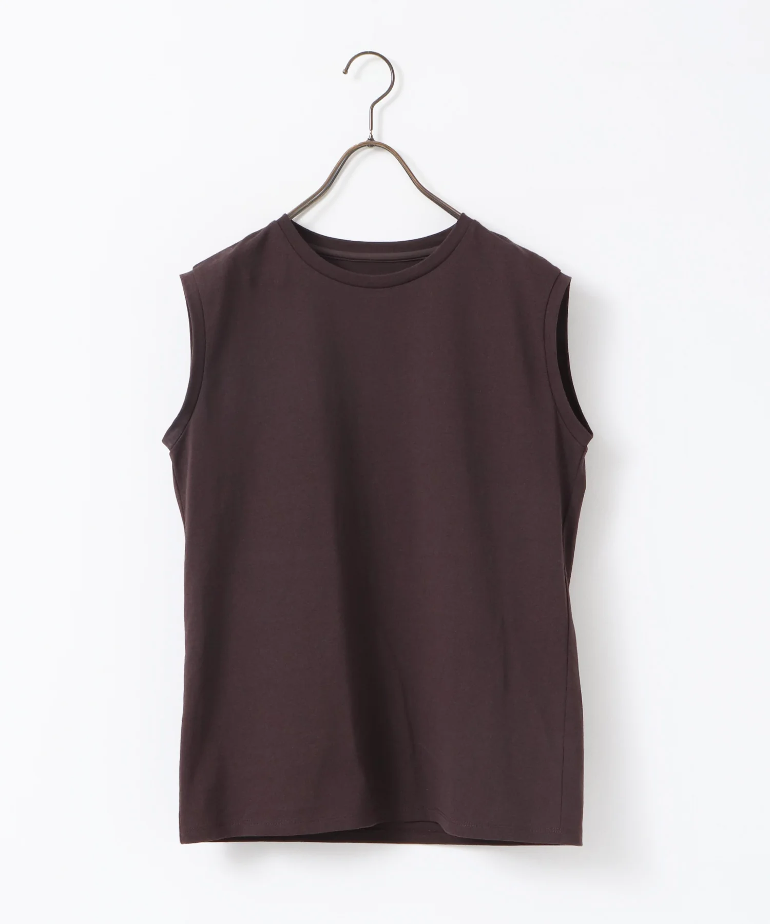 【新色追加】ベーシックノースリーブトップス