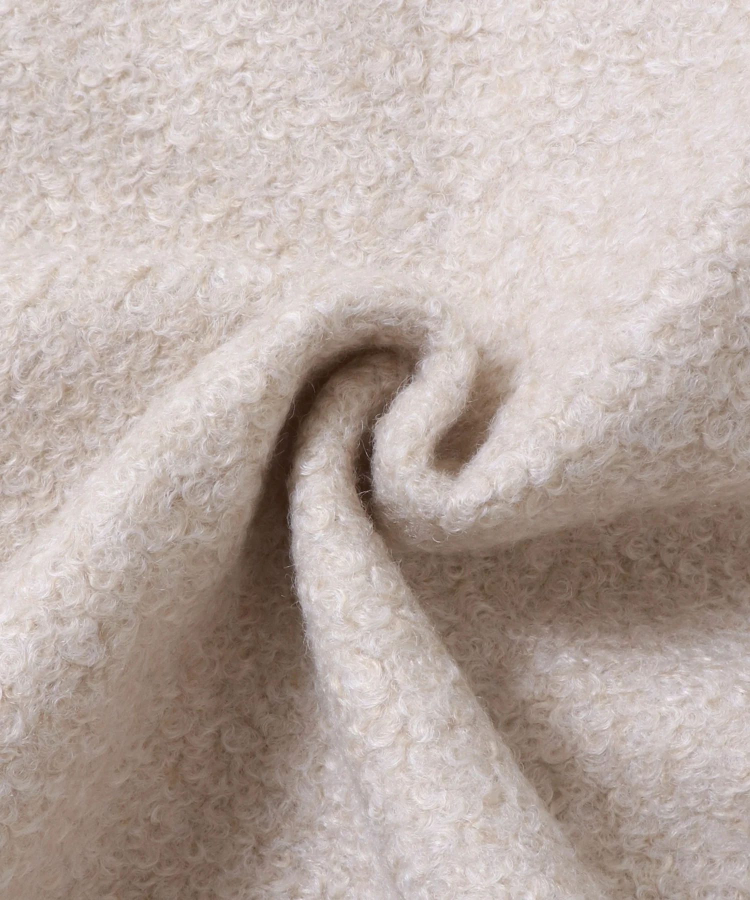 くるくるシャギー ショートブルゾン