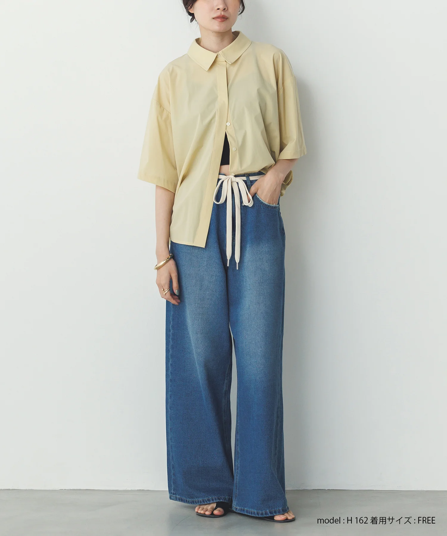 【新色追加】【接触冷感】 バックタックシャツ