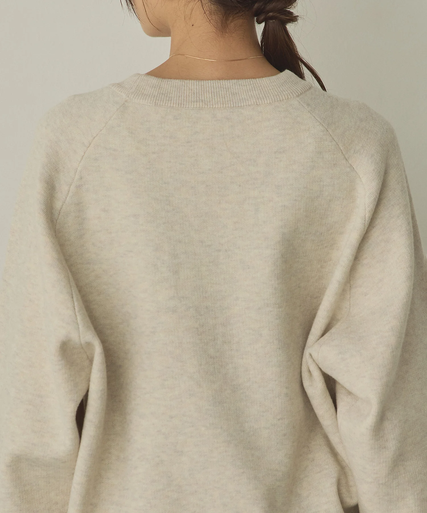 【WEB限定/別注】【新色追加】スウェットライクロゴニット