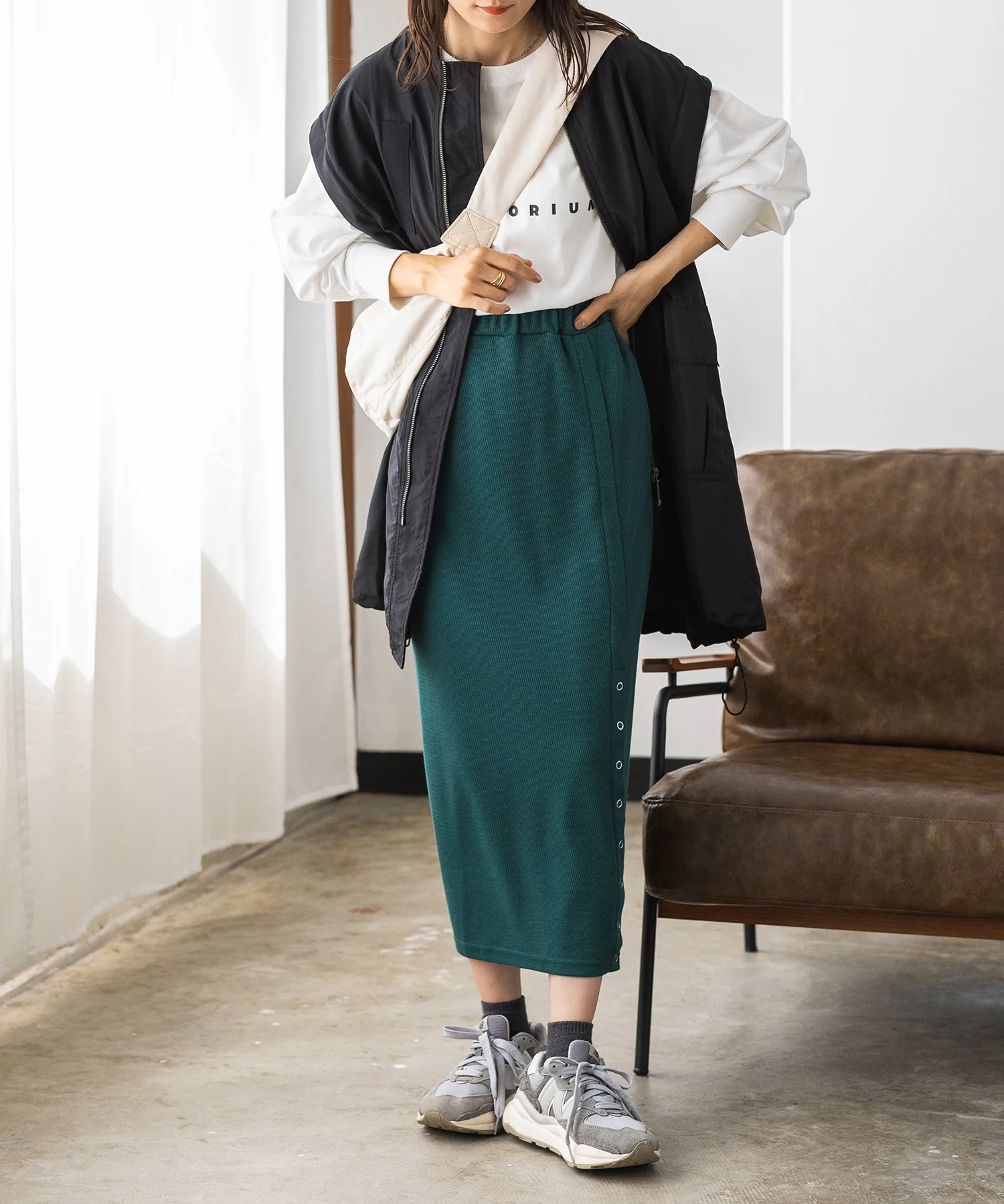 袖取り外しロングMA-1