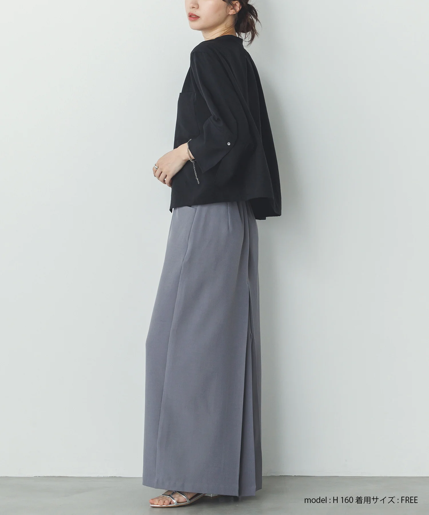 スパンローン カフスポイントシャツ