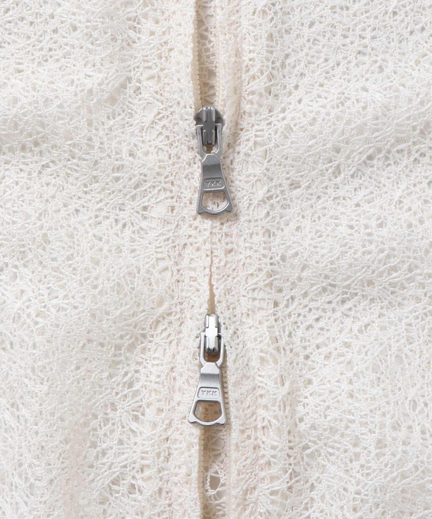 ダブルジップレースブルゾン