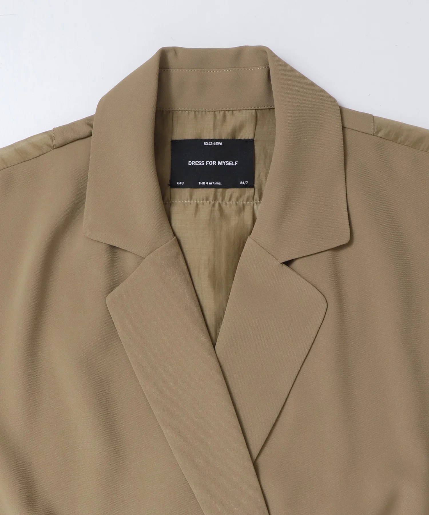 ポリツイル シアーテーラードジャケット