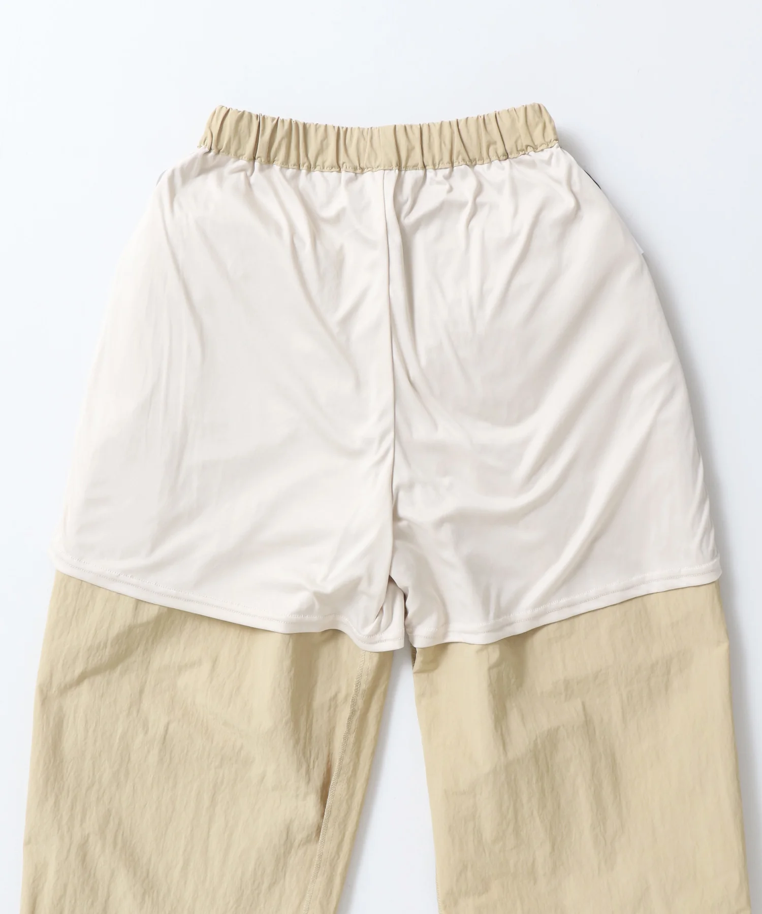 【撥水加工】グログラン タックパンツ