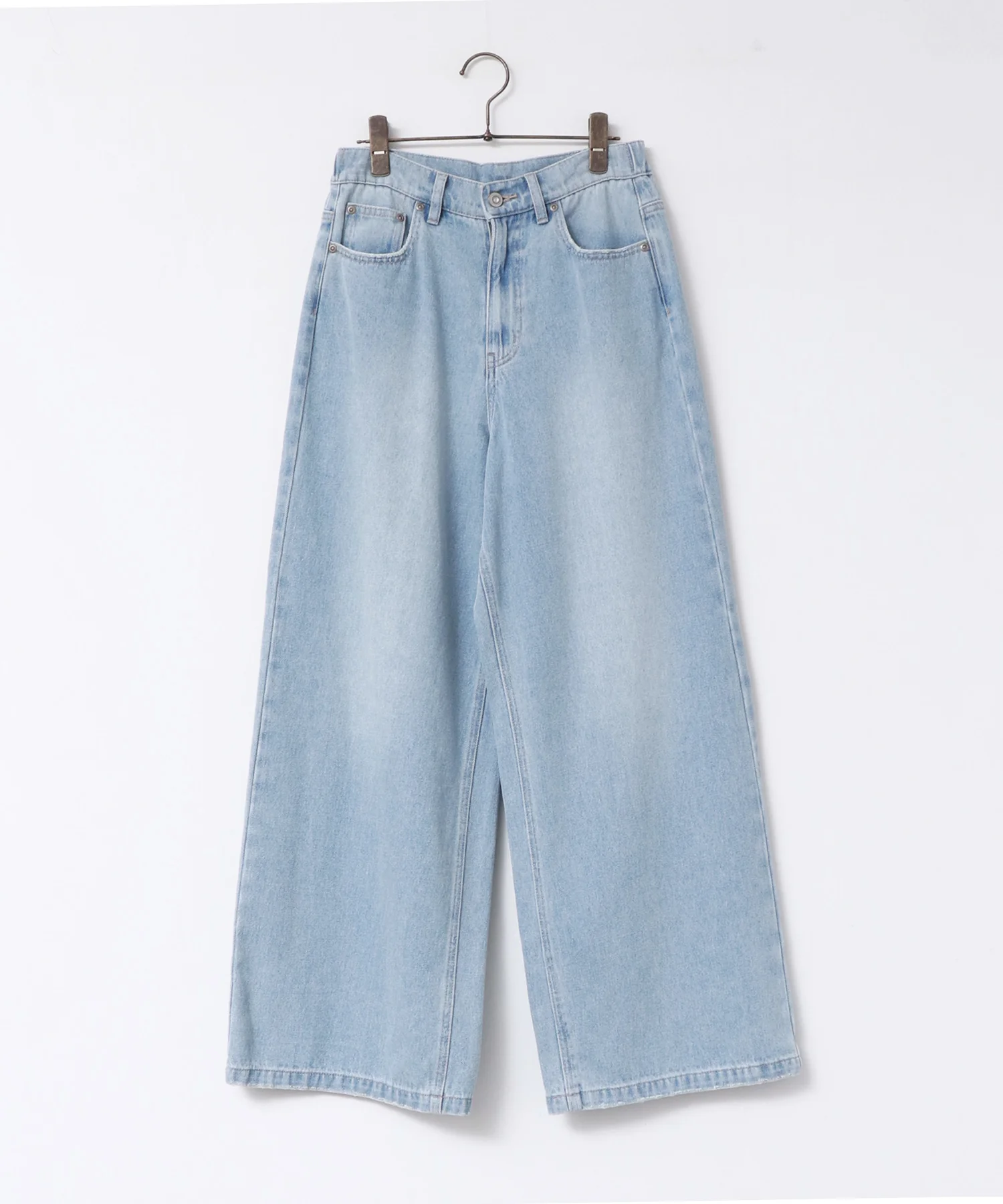 デニム/ツイル バギーパンツ