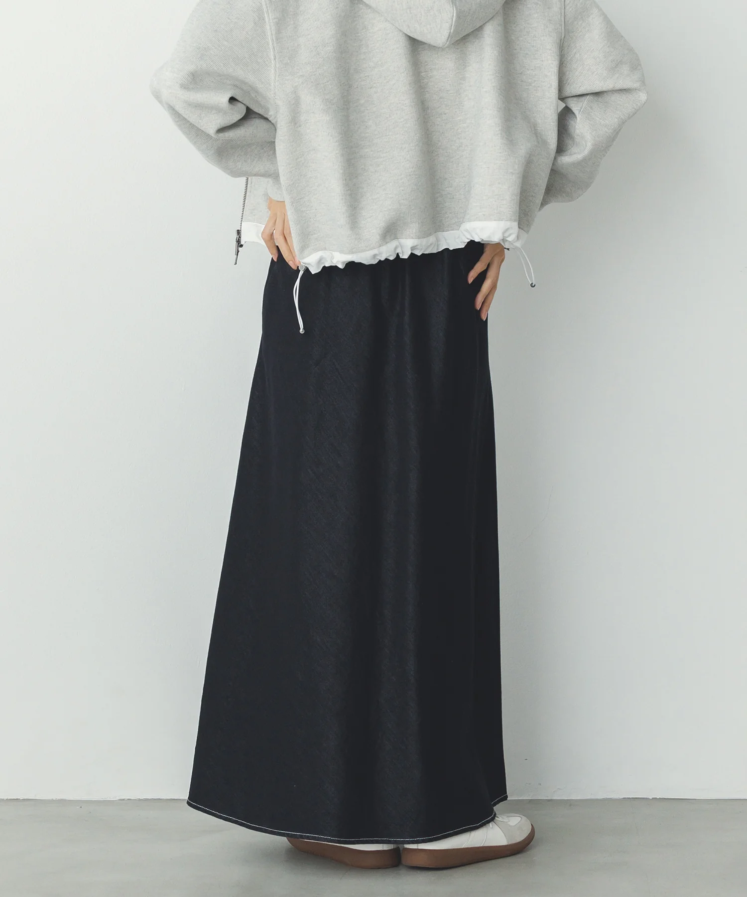 セミフレア デニムスカート