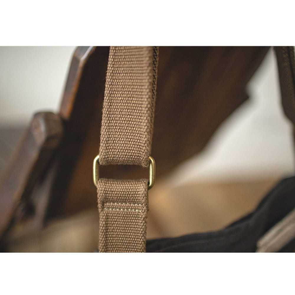 ろうけつ染めキャンバス　撥水加工 ショルダーバッグ