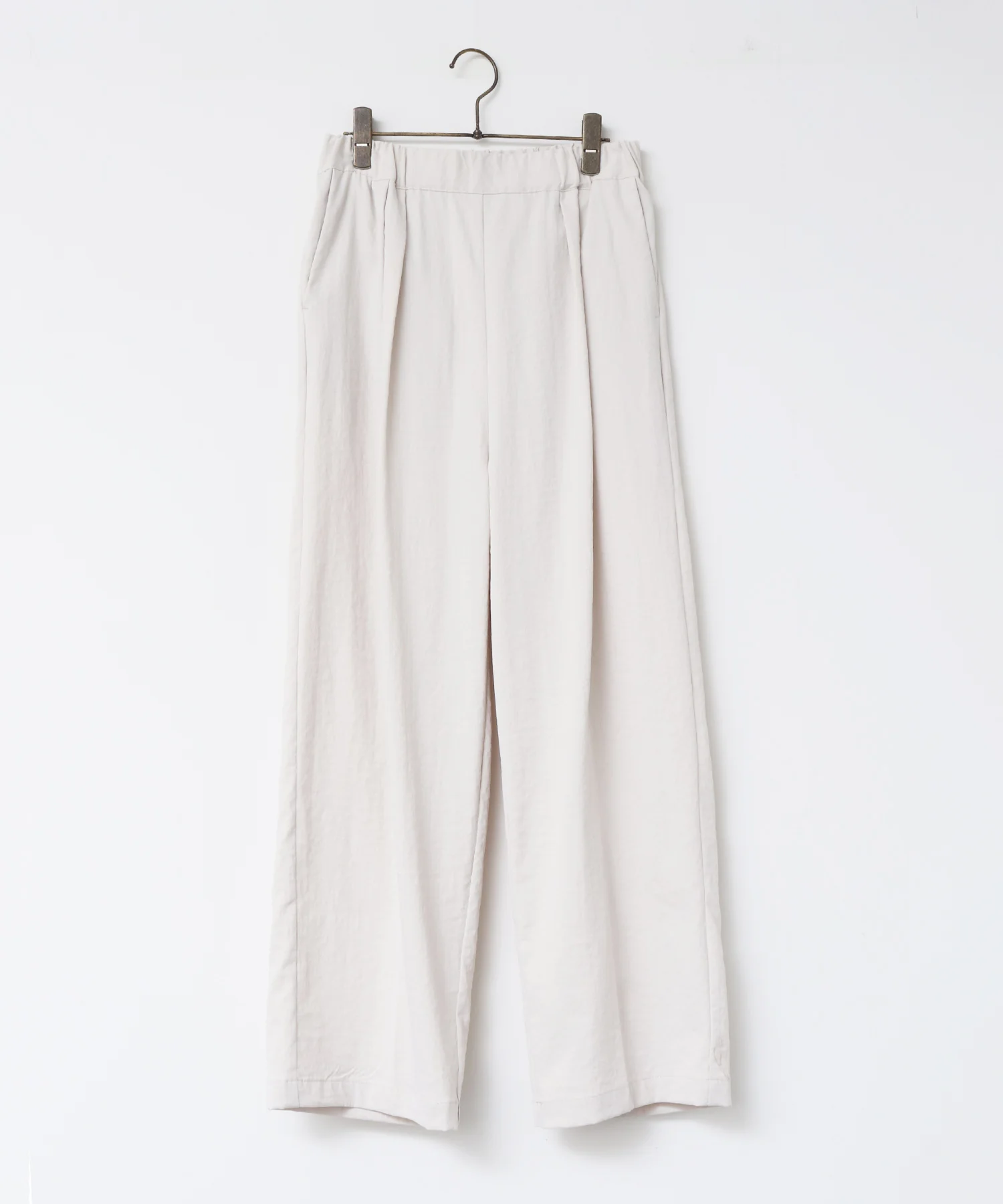 コットンライク気流染め イージーストレートパンツ